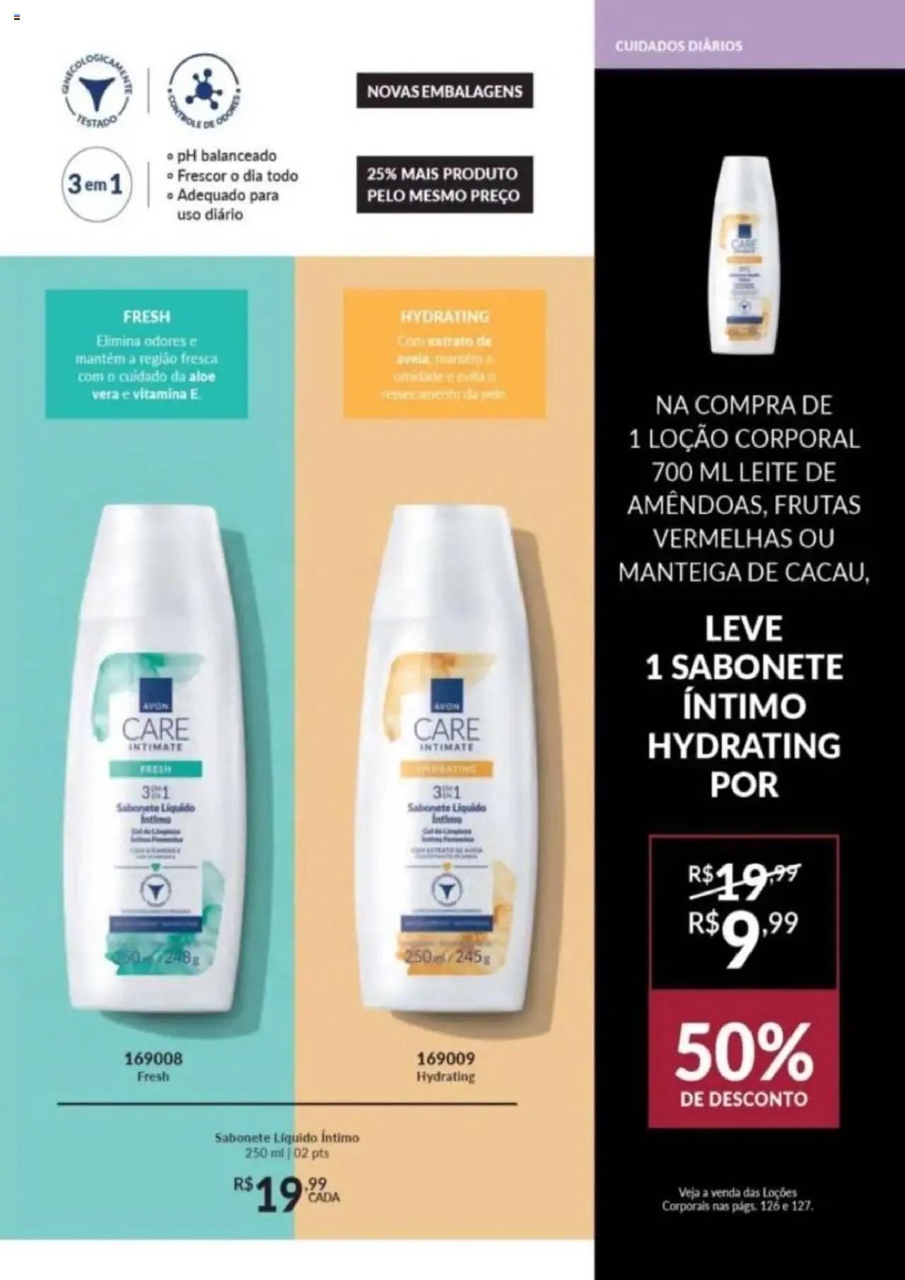 Avon Folheto - válido de 26.09.2025 | Página: 289 | Produtos: Leite, Manteiga, Sabonete, Sabonete líquido