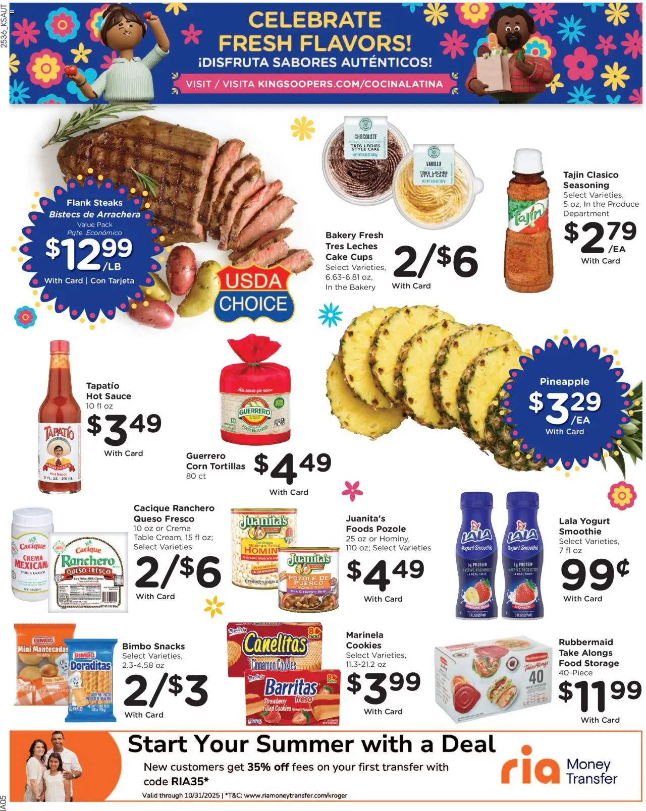 King Soopers Weekly Ad - valid from 08.10.2025 | Page: 16 | Products: Bakery, Corn, Pineapple, Cream