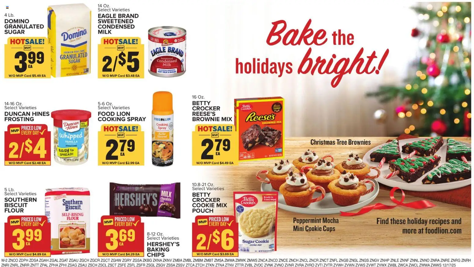 Food Lion Weekly Ad - valid from 17.12.2025 | Page: 19 | Products: Milk, Butter, Chips, Sugar