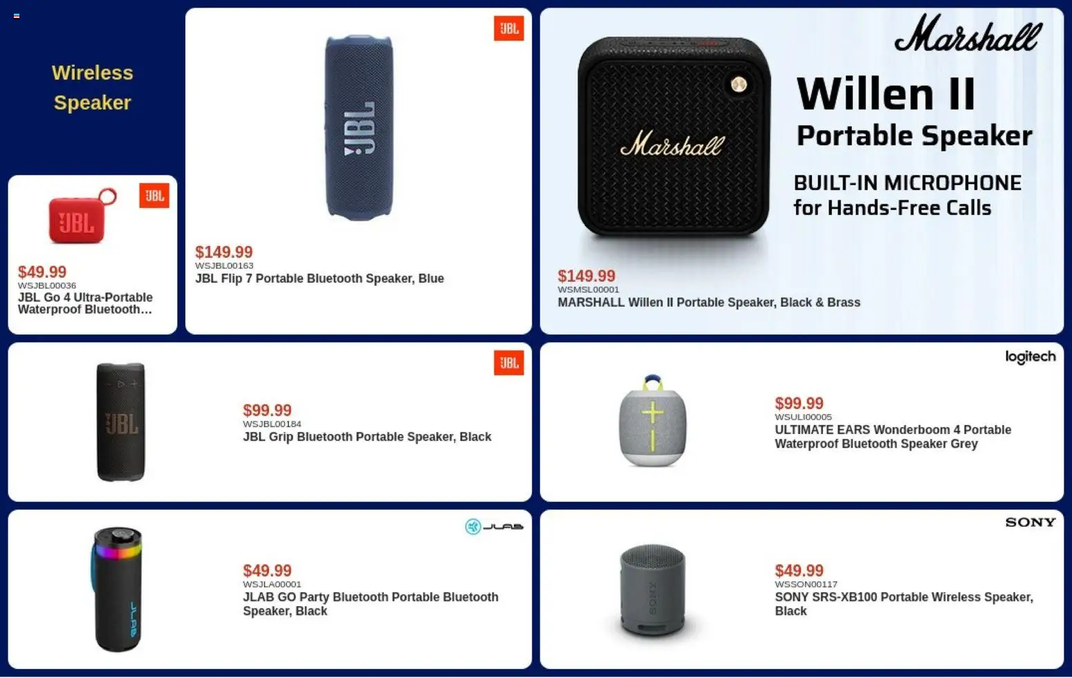 Canada Computers flyer valid from 20.03.2026 | Page: 17 | Products: Microphone, Speaker