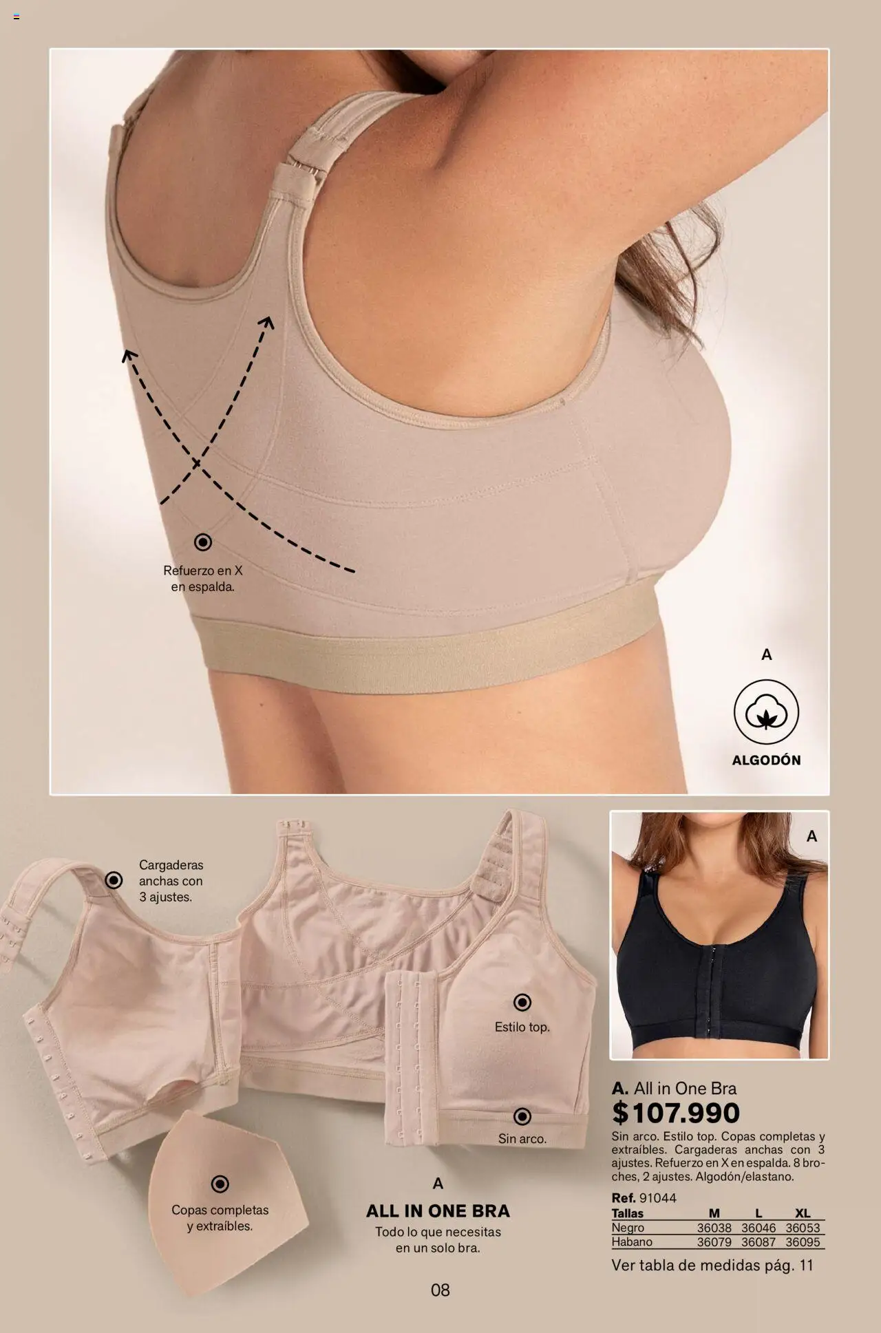 Leonisa revista - valida desde el 04.08.2025 | Página: 8 | Productos: Algodón