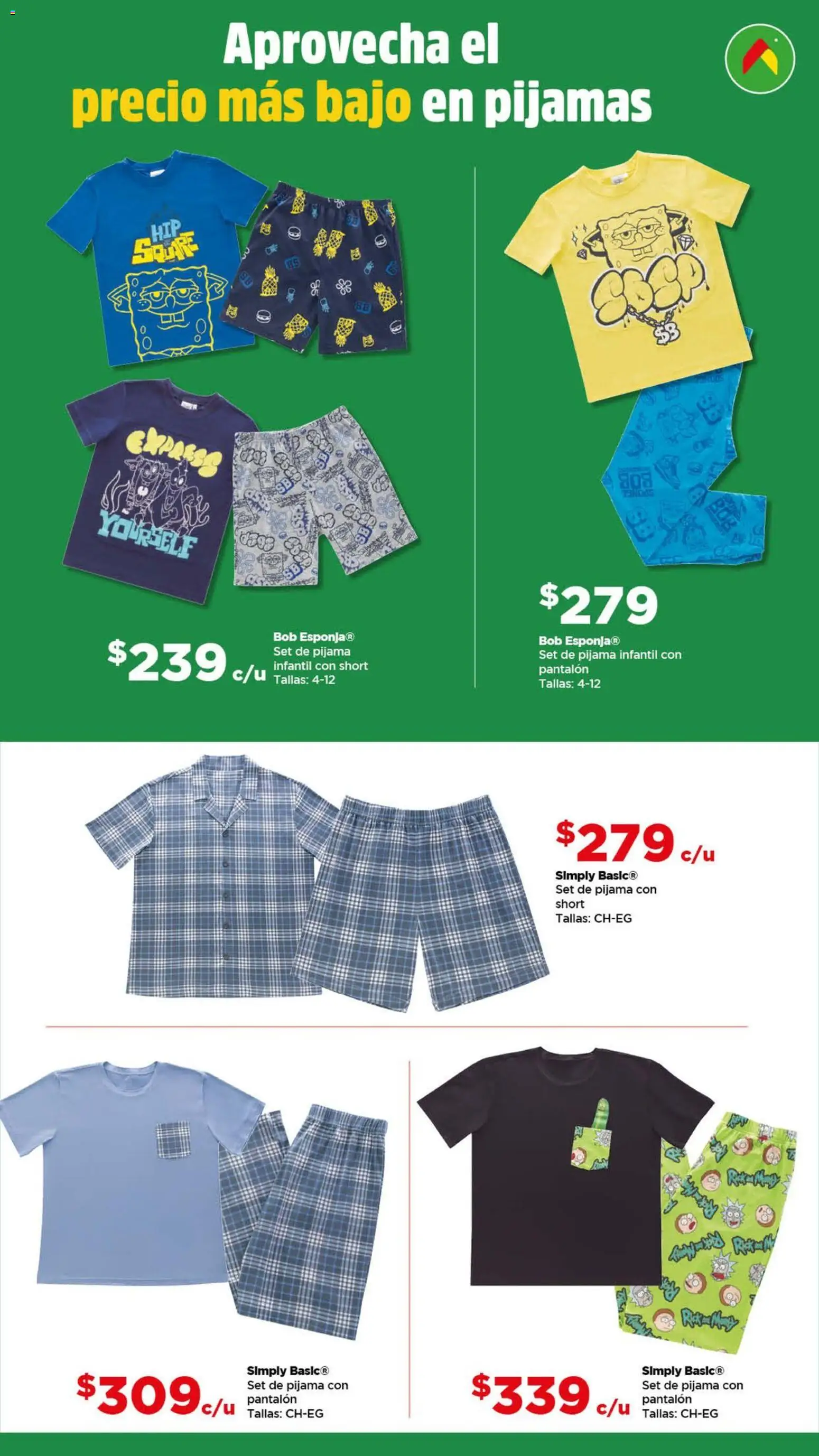 Nuevas ofertas de Bodega Aurrerá válidas en toda la República Mexicana desde el 11.02.2026. ¡Encuentra las mejores ofertas en Bodega Aurrerá folleto Ahorra mucho más! | Página: 3 | Productos: Pijama, Short