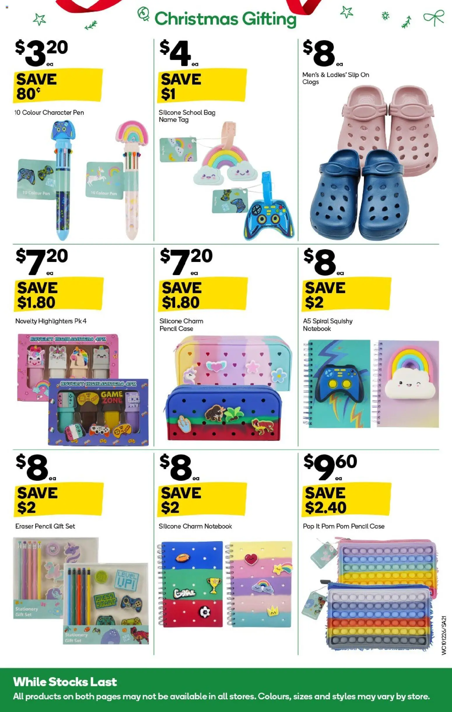 Woolworths catalogue - valid from 10.12.2025 | Page: 21 | Products: Novelty, Slip, Bag, Pencil