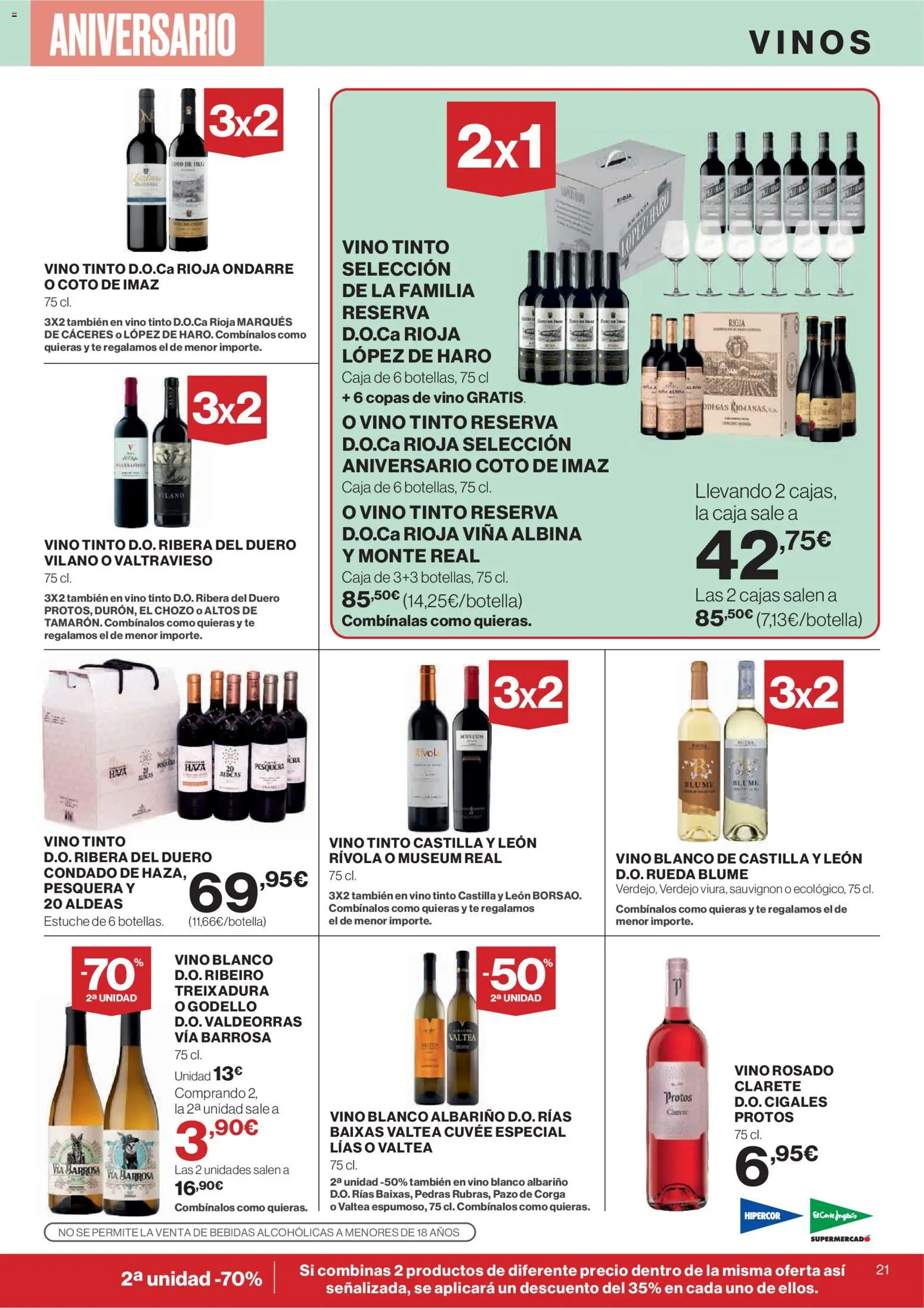 Nuevas ofertas de El Corte Inglés válidas en toda la República Mexicana desde el 23.10.2025. ¡Encuentra las mejores ofertas en El Corte - Catálogo Que necesitas hoy! | Página: 29 | Productos: Estuche, Vino, Té, Caja