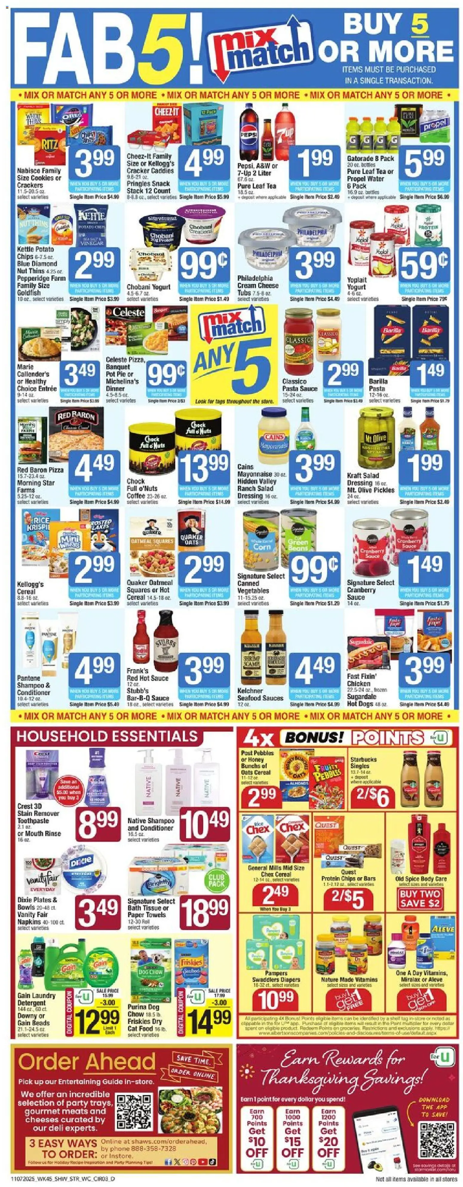 Star Market Weekly Ad - MA - valid from 07.11.2025 | Page: 3 | Products: Conditioner, Pizza, Salad, Hot Dogs