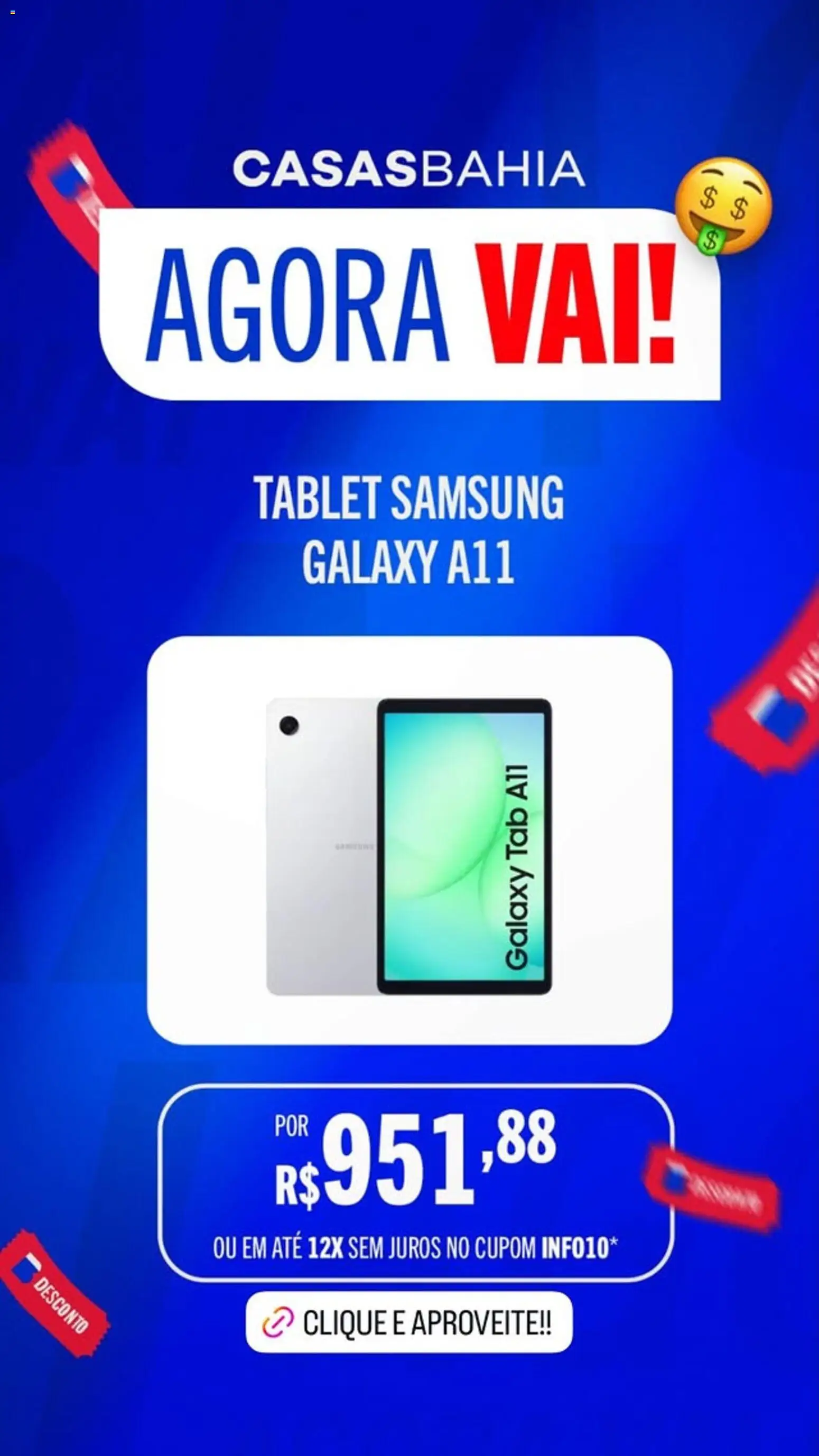 Casas Bahia Folheto - válido de 23.01.2026 | Página: 7 | Produtos: Tablet