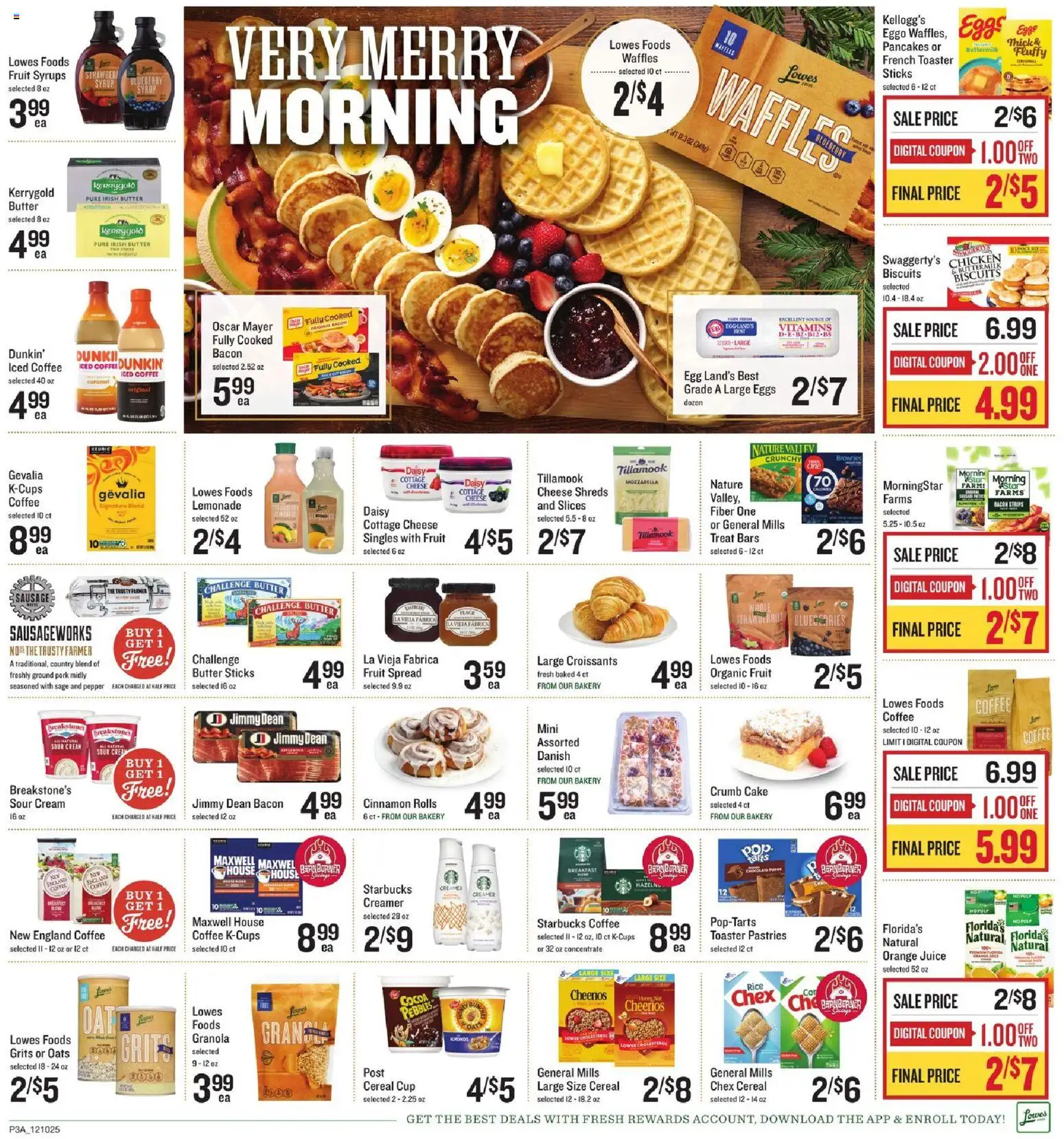 Lowes Foods Weekly Ad - valid from 10.12.2025 | Page: 3 | Products: Toaster, Rice, Pepper, Croissants