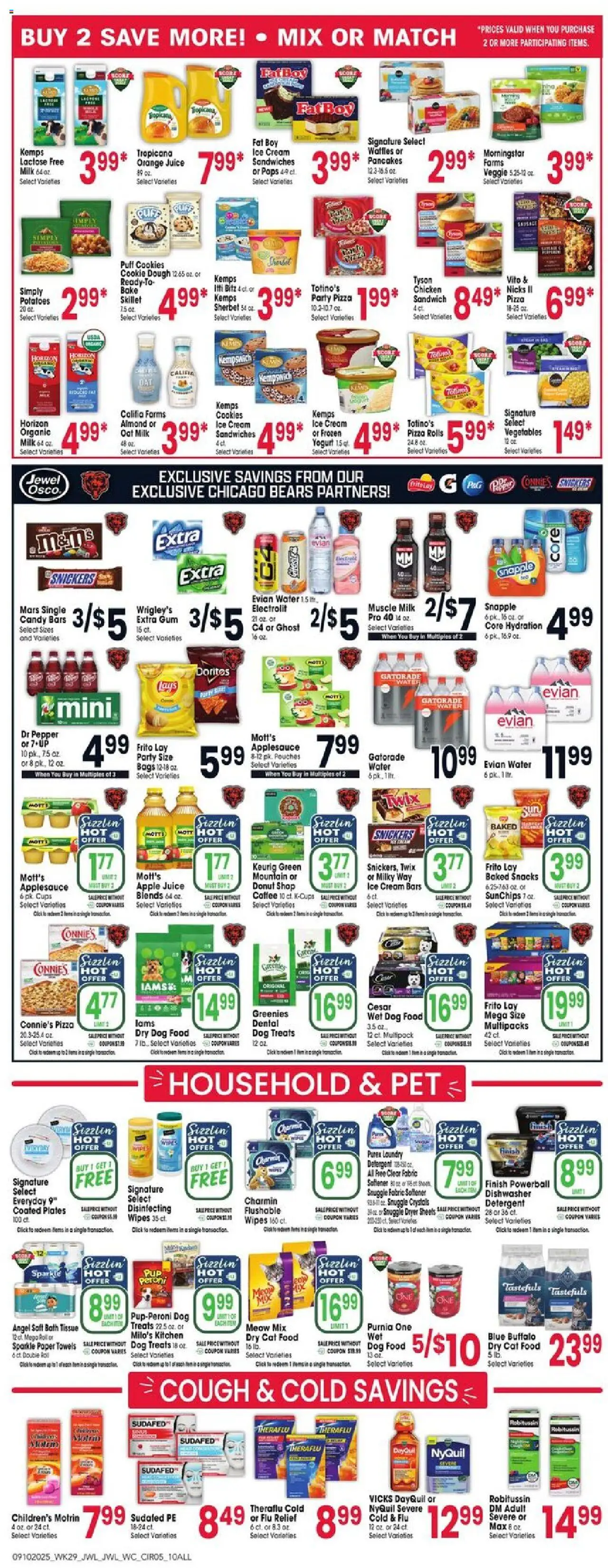 Jewel Osco Weekly Ad - valid from 10.09.2025 | Page: 5 | Products: Skillet, Dog Treats, Coffee, Dryer
