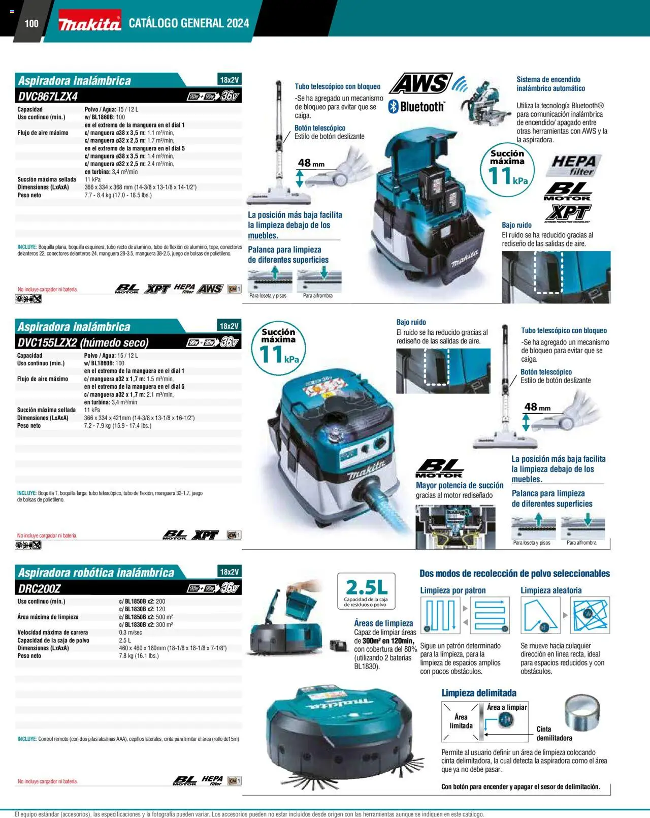Nuevas ofertas de Makita válidas en toda la República Mexicana desde el 17.04.2024. ¡Encuentra las mejores ofertas en Makita catálogo ! | Página: 100 | Productos: Manguera, Control remoto, Cinta, Pilas