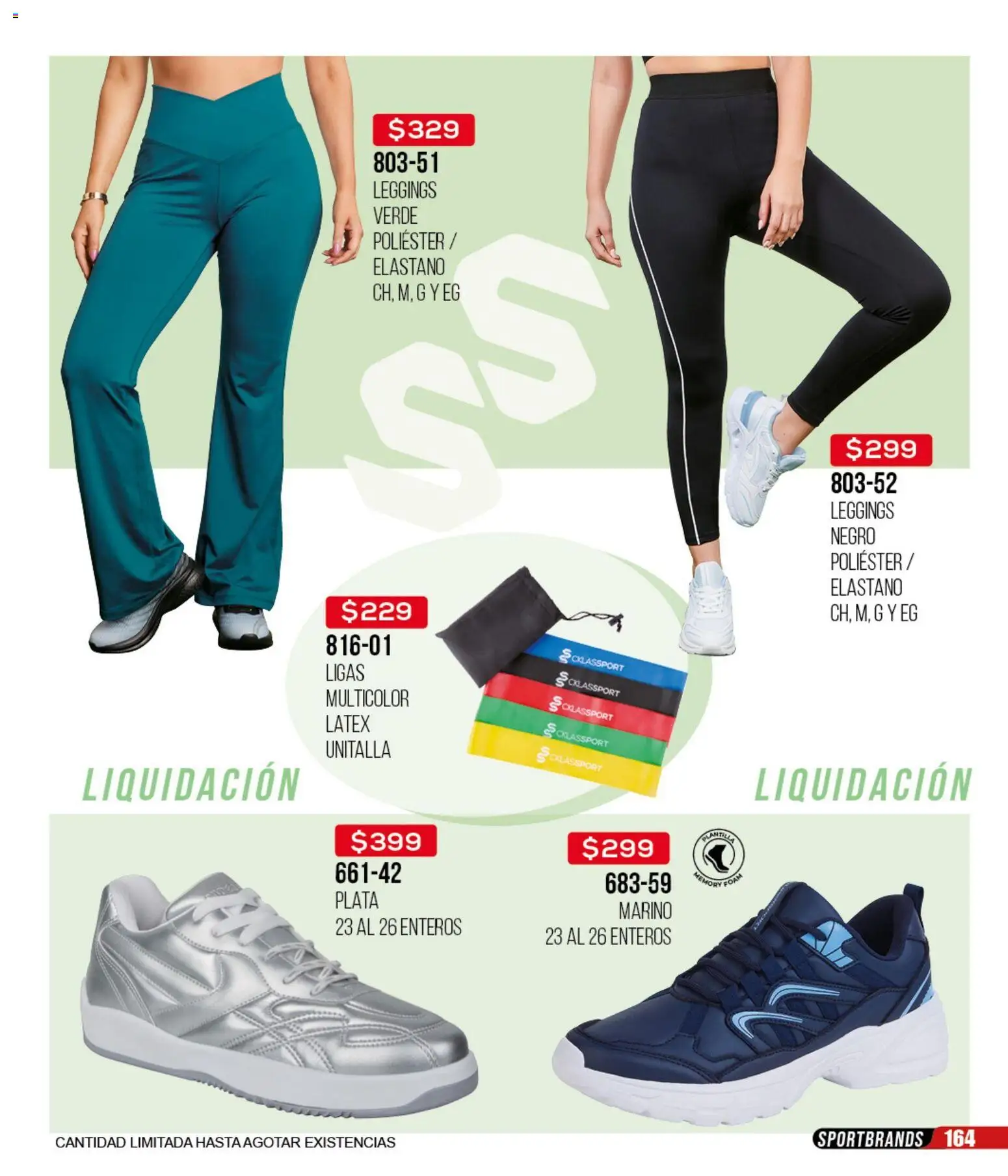 Nuevas ofertas de Cklass válidas en toda la República Mexicana desde el 18.03.2026. ¡Encuentra las mejores ofertas en Cklass catálogo Liquidación total calzado! | Página: 165 | Productos: Leggings