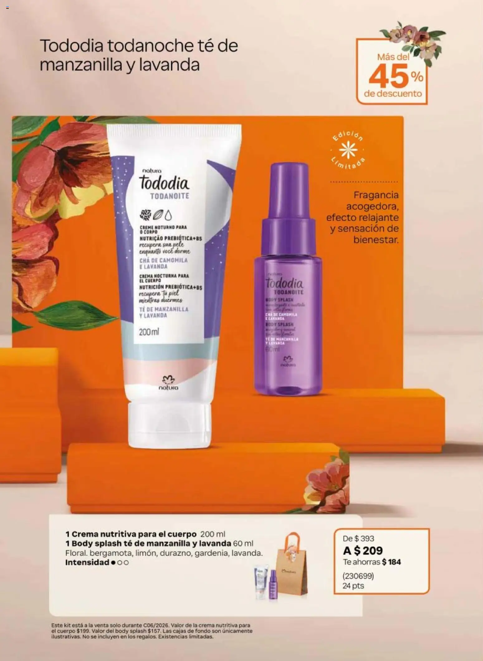 Nuevas ofertas de Natura válidas en toda la República Mexicana desde el 02.04.2026. ¡Encuentra las mejores ofertas en Natura campaña 6 2026! | Página: 36 | Productos: Crema, Body, Té, Fragancia