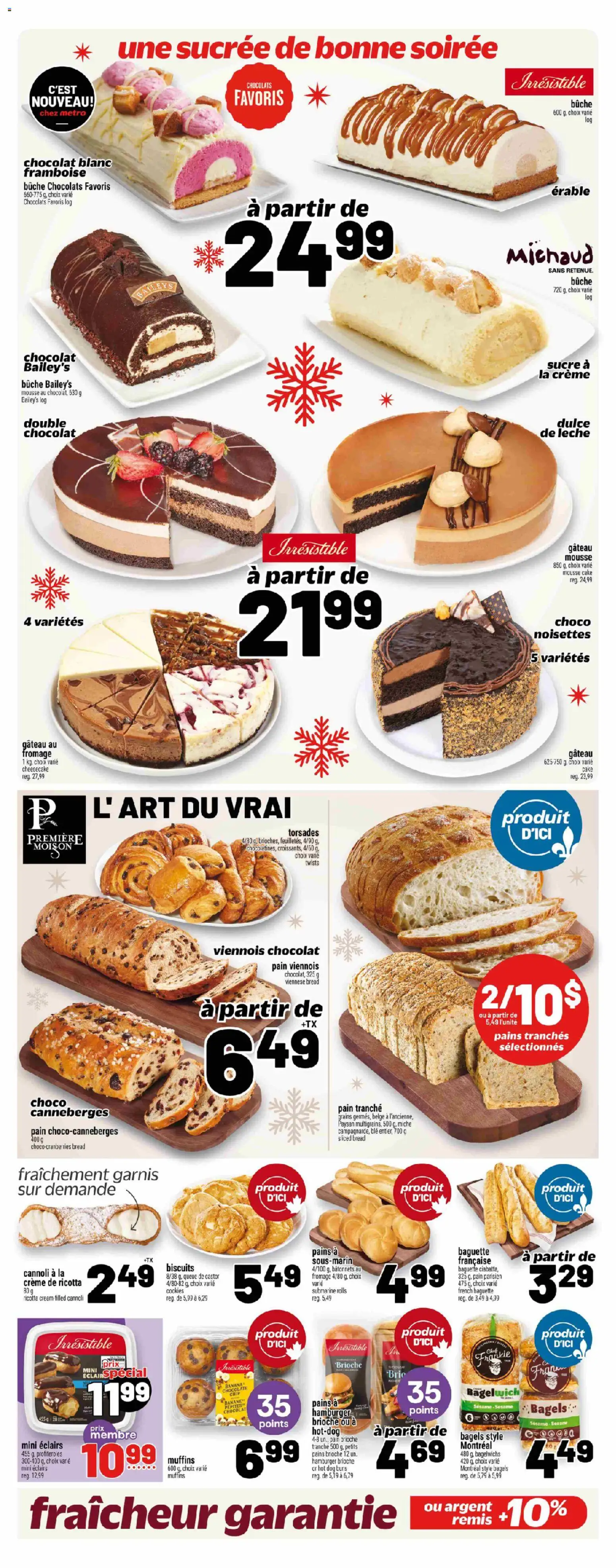 Metro flyer valid from 20.11.2025 | Page: 12 | Products: Cream, Cookies, Bread, Chocolate