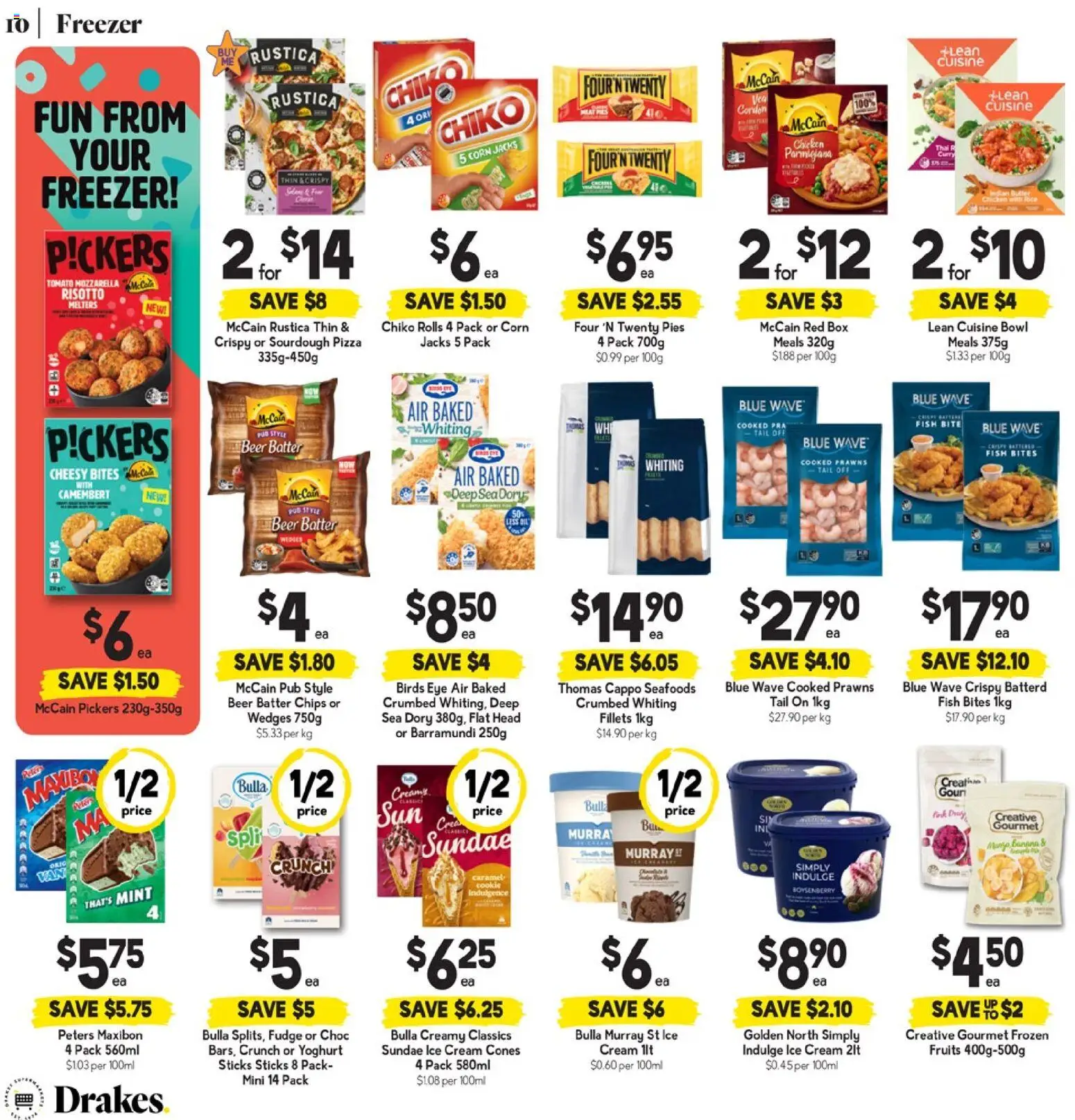 Drakes catalogue - valid from 21.01.2026 | Page: 10 | Products: Curry, Meat, Ice cream, Mango