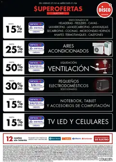 Vista previa Disco - Ofertas | Electro, T. Libre y más válido desde el 27.03.2026