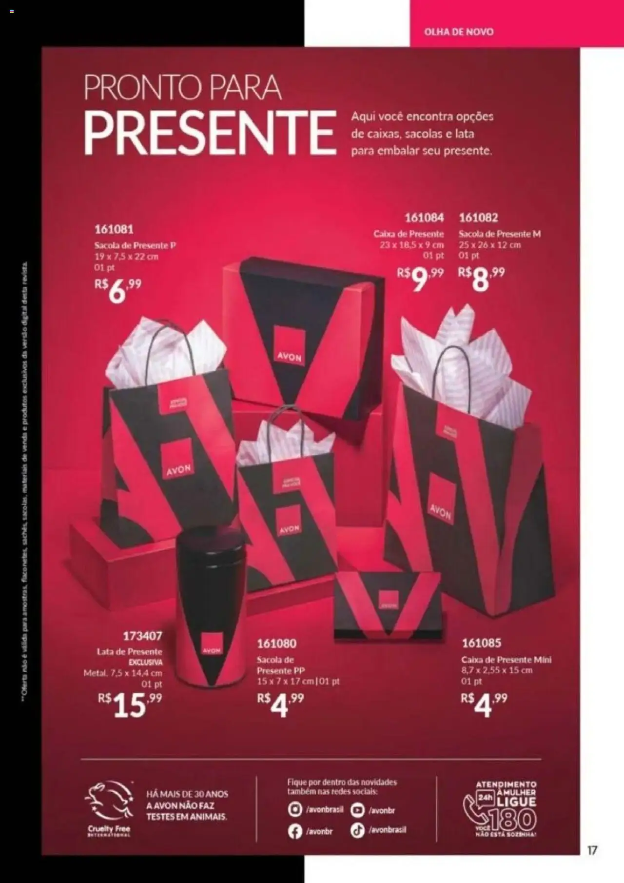 Avon Folheto - válido de 26.09.2025 | Página: 181 | Produtos: Caixa