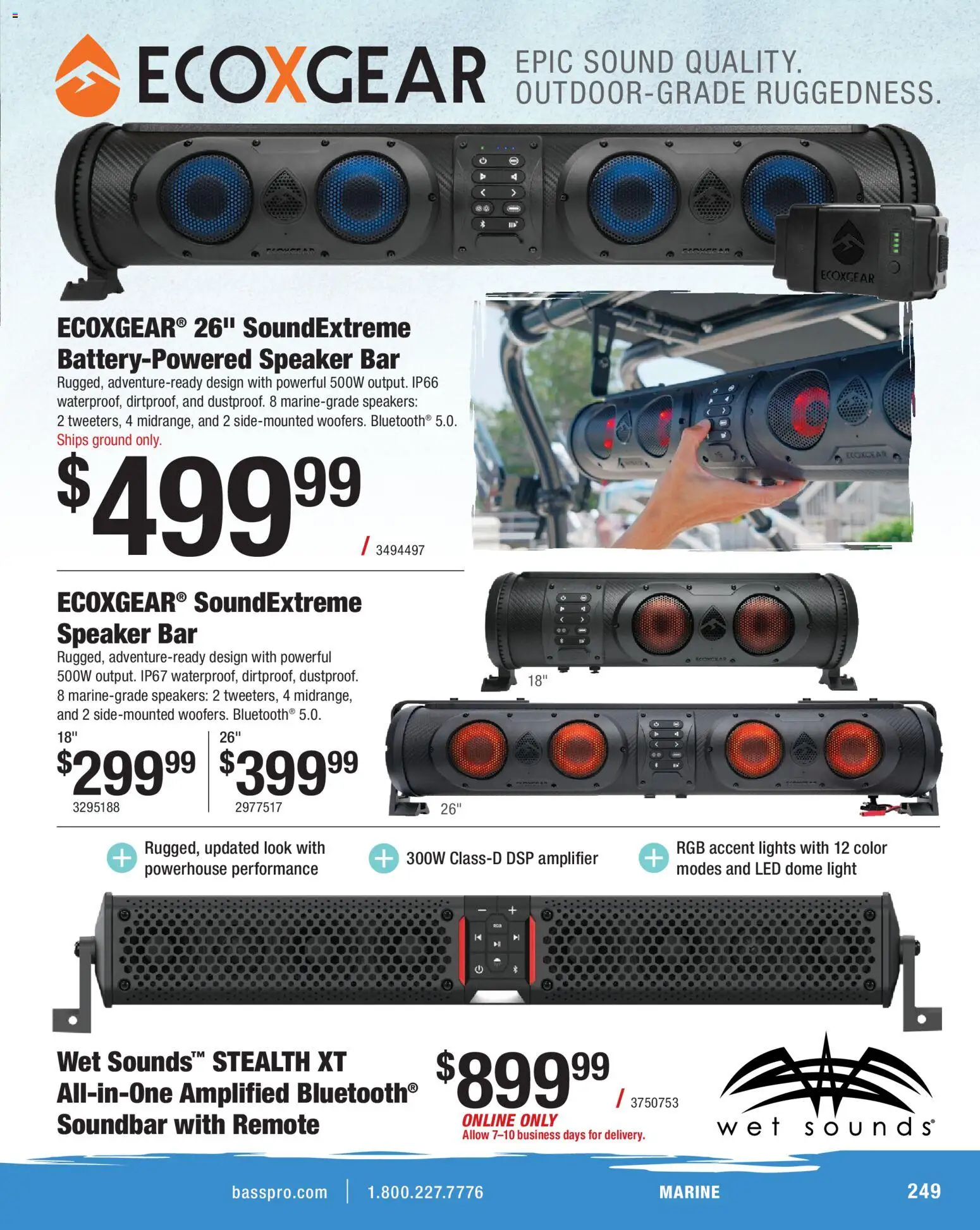 Cabela's Saltwater Specialist 26 - valid from 15.12.2025 | Page: 249 | Products: Amplifier, Speaker