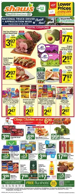 Preview of Shaw's weekly ads valid from 12.09.2025