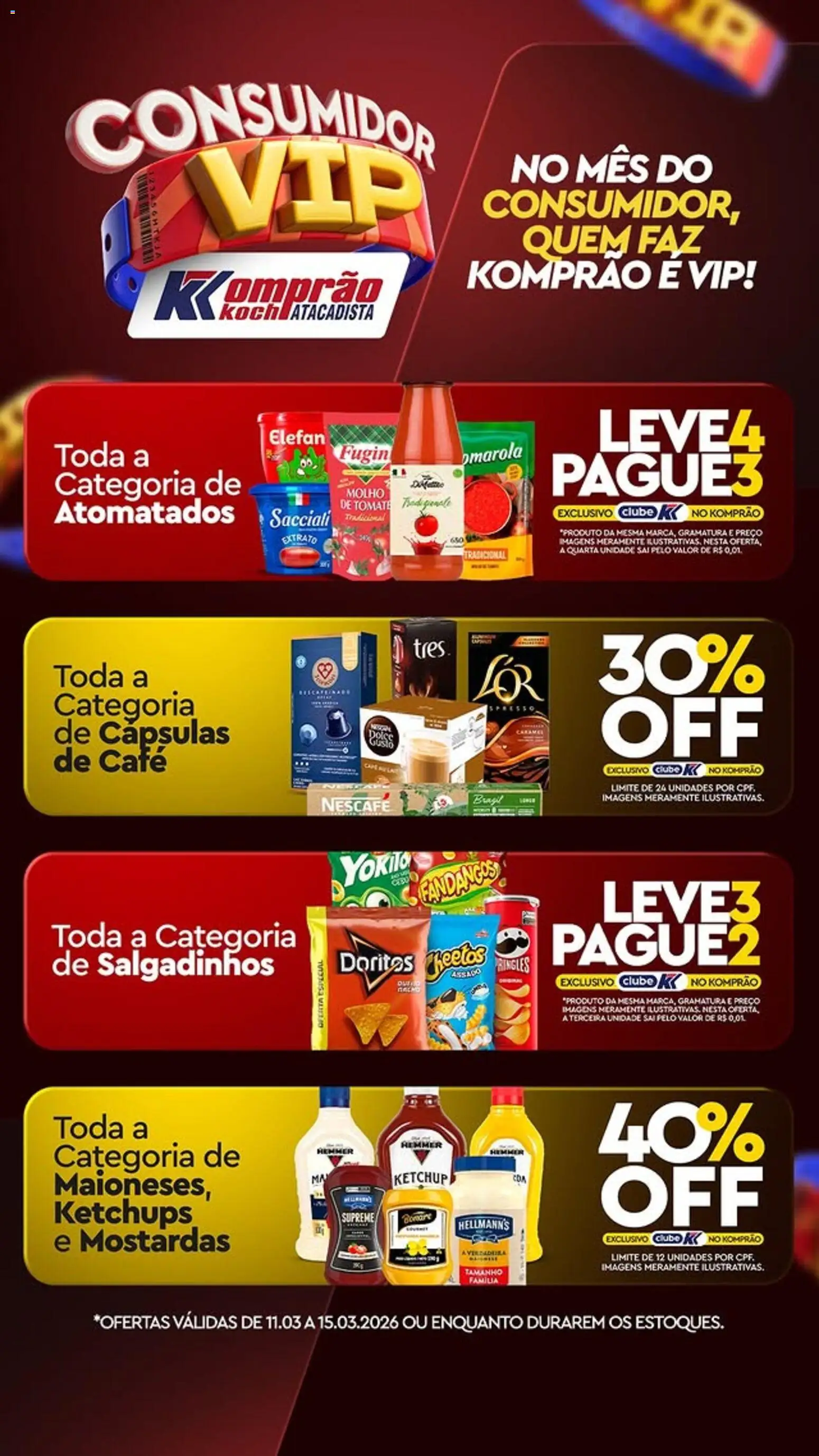 Komprao Atacadista Folheto - válido de 11.03.2026 | Página: 7 | Produtos: Café, Salgadinhos, Ketchup