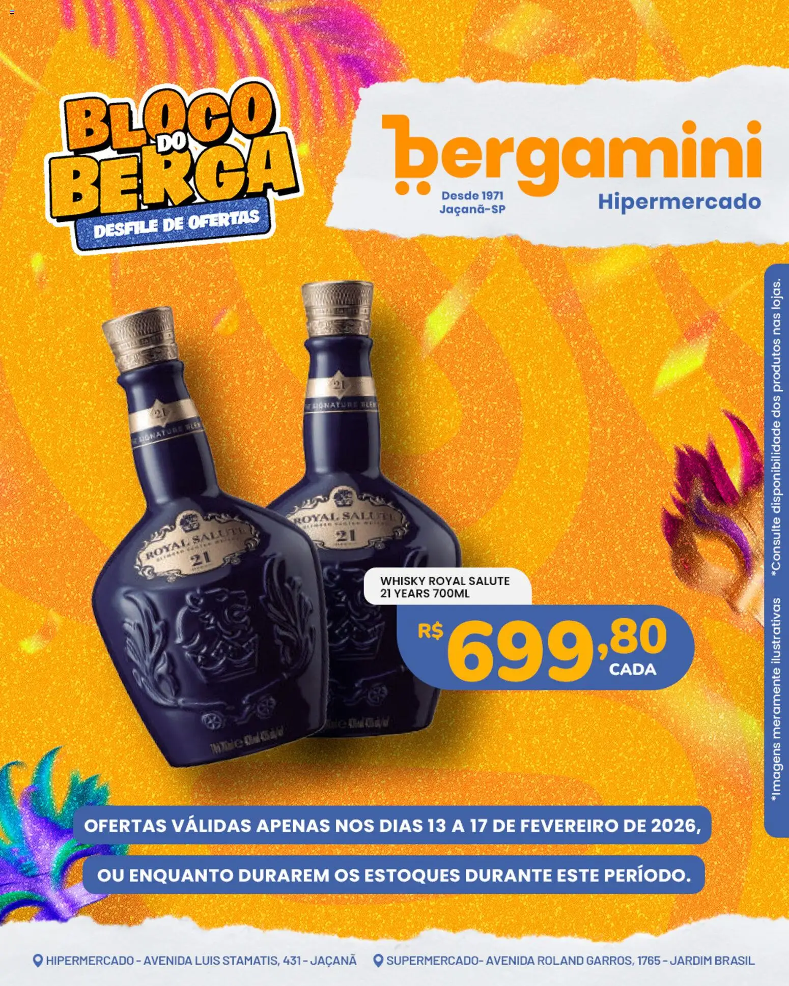 Supermercado Bergamini Folheto - válido de 13.02.2026 | Página: 10 | Produtos: Whisky