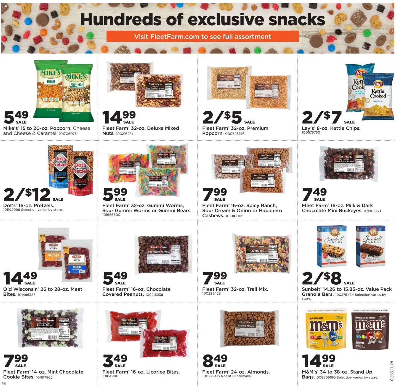 Mills Fleet Farm Weekly Ad - valid from 25.12.2025 | Page: 18 | Products: Milk, Cheese, Chocolate, Cream