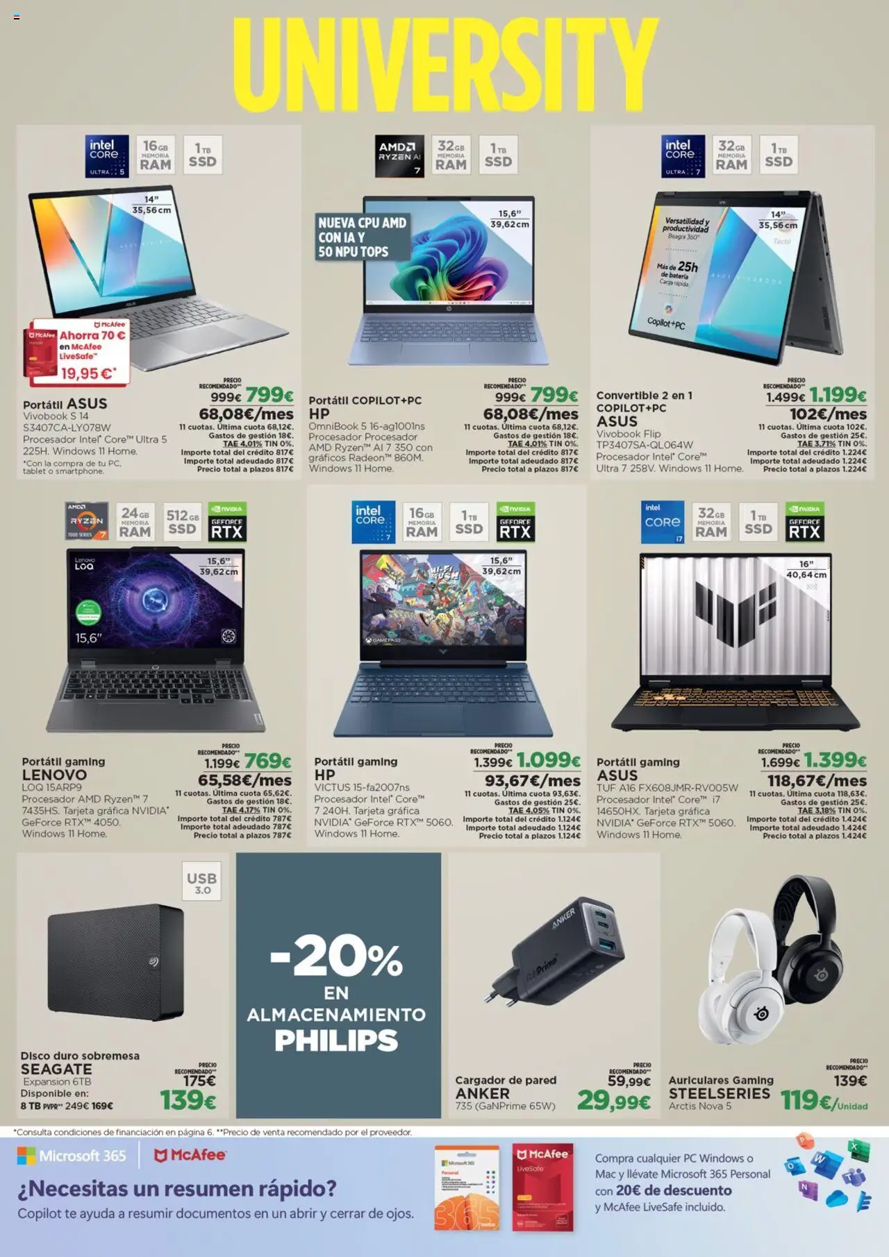 Nuevas ofertas de El Corte Inglés válidas en toda la República Mexicana desde el 21.08.2025. ¡Encuentra las mejores ofertas en El Corte Inglés - Catálogo University! | Página: 3 | Productos: Bisagra, Col, Disco, Batería