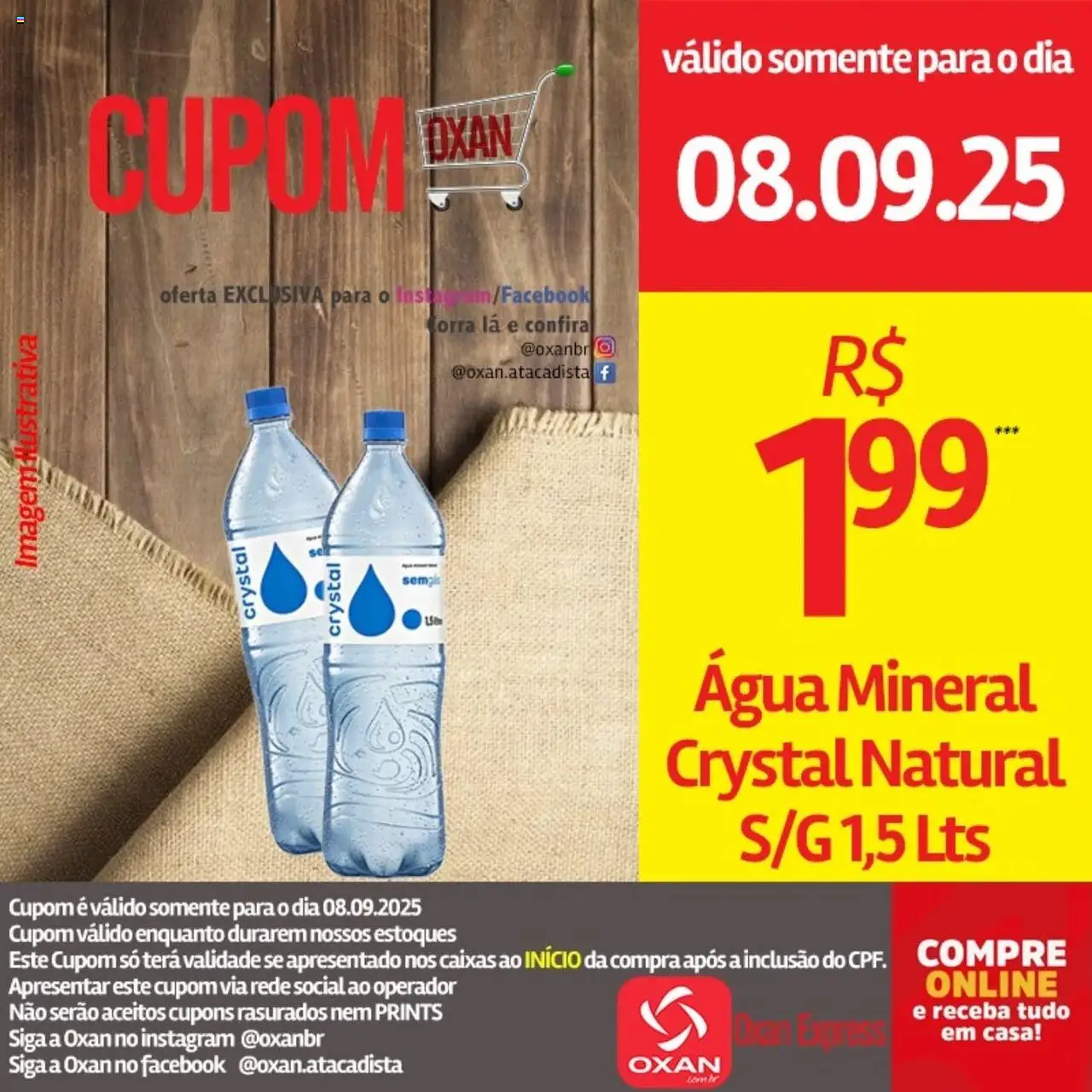 Oxan Atacadista Folheto - válido de 08.09.2025 | Página: 5 | Produtos: Água mineral