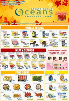 Preview of Oceans flyer - Mississauga from shop Oceans valid from 07.11.2025
