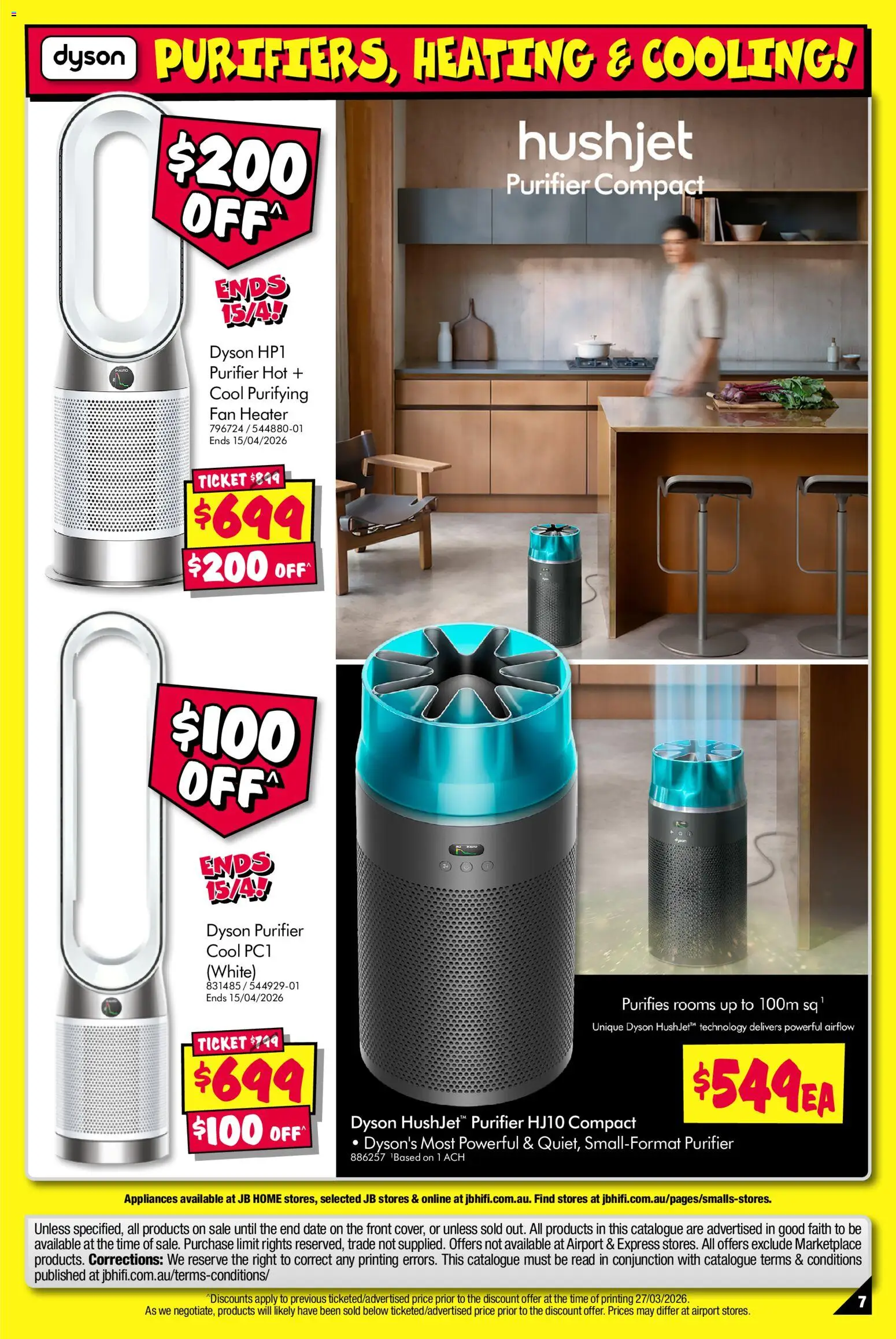 JB Hi-Fi catalogue - valid from 09.04.2026 | Page: 7 | Products: Heater, Date, Fan