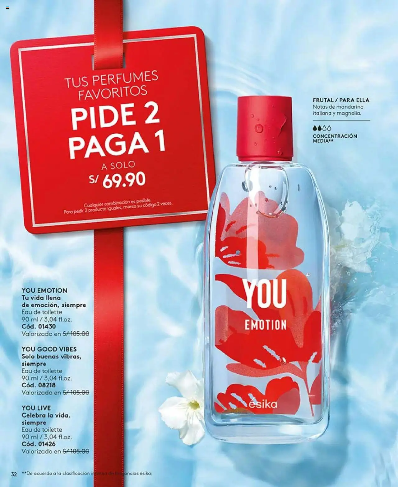 Catálogo Ésika válido desde 29.07.2025 | Página: 32 | Productos: EAU de Toilette