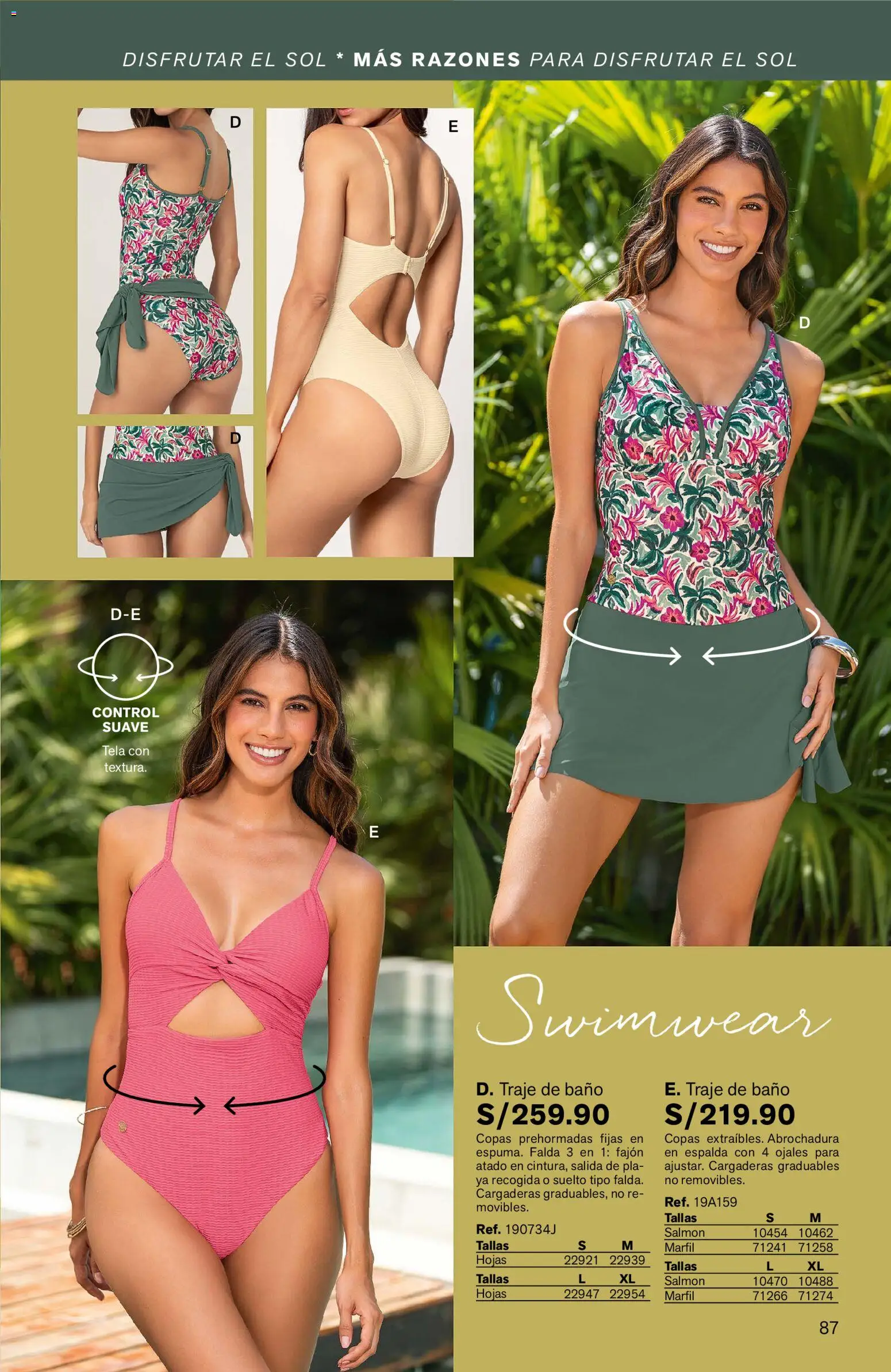 Catálogo Leonisa válido desde 07.04.2026 | Página: 87 | Productos: Baño, Falda, Traje de baño, Traje