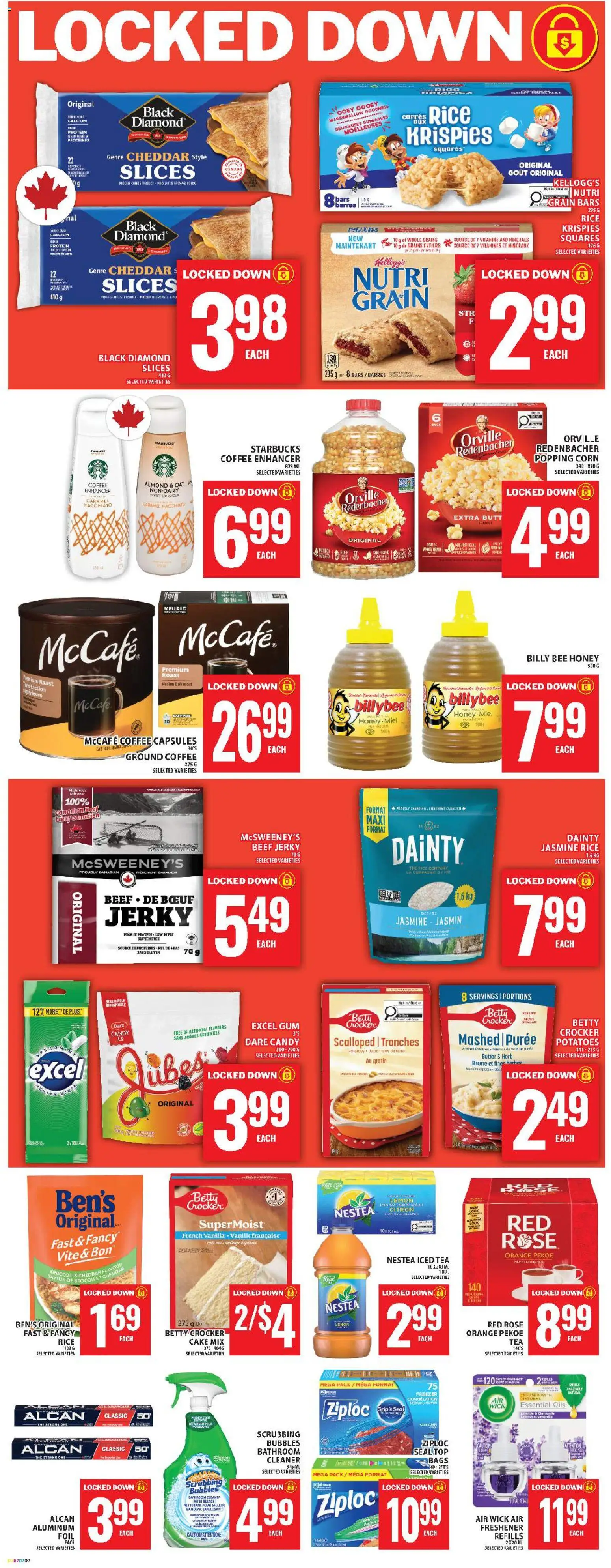 Food Basics flyer valid from 05.03.2026 | Page: 10 | Products: Rice, Beef, Freezer, Coffee
