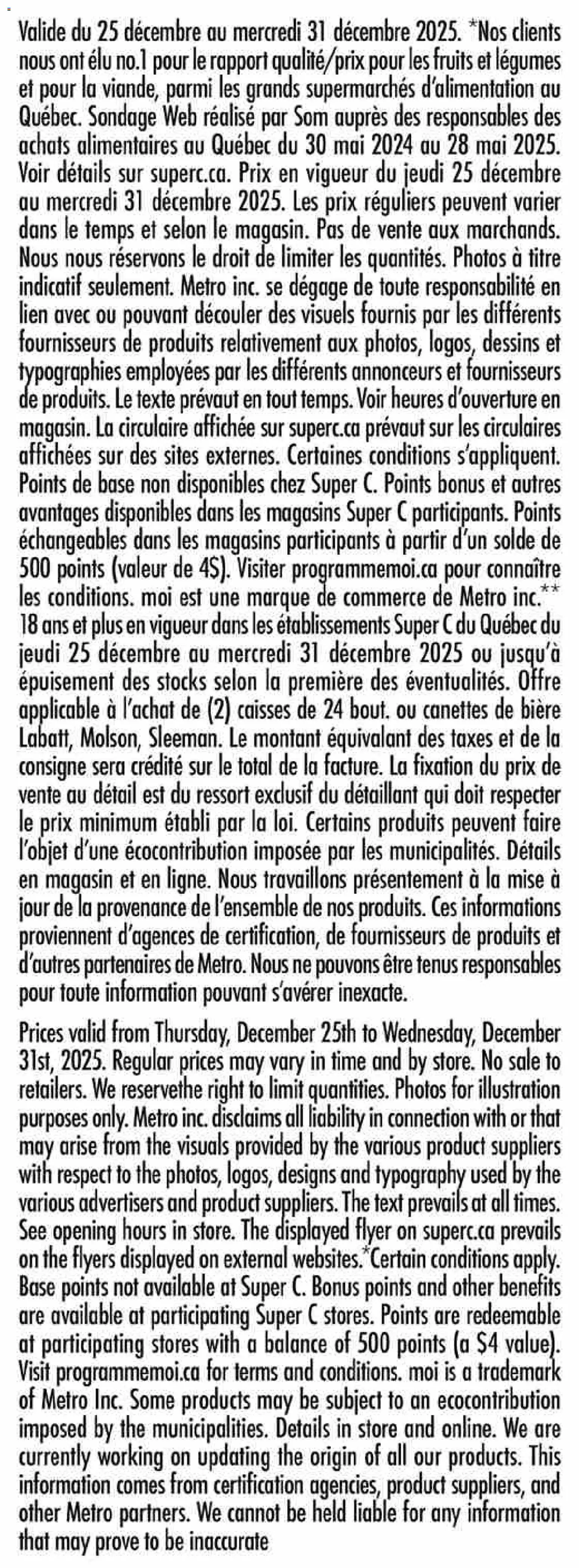 Super C flyer valid from 25.12.2025 | Page: 11