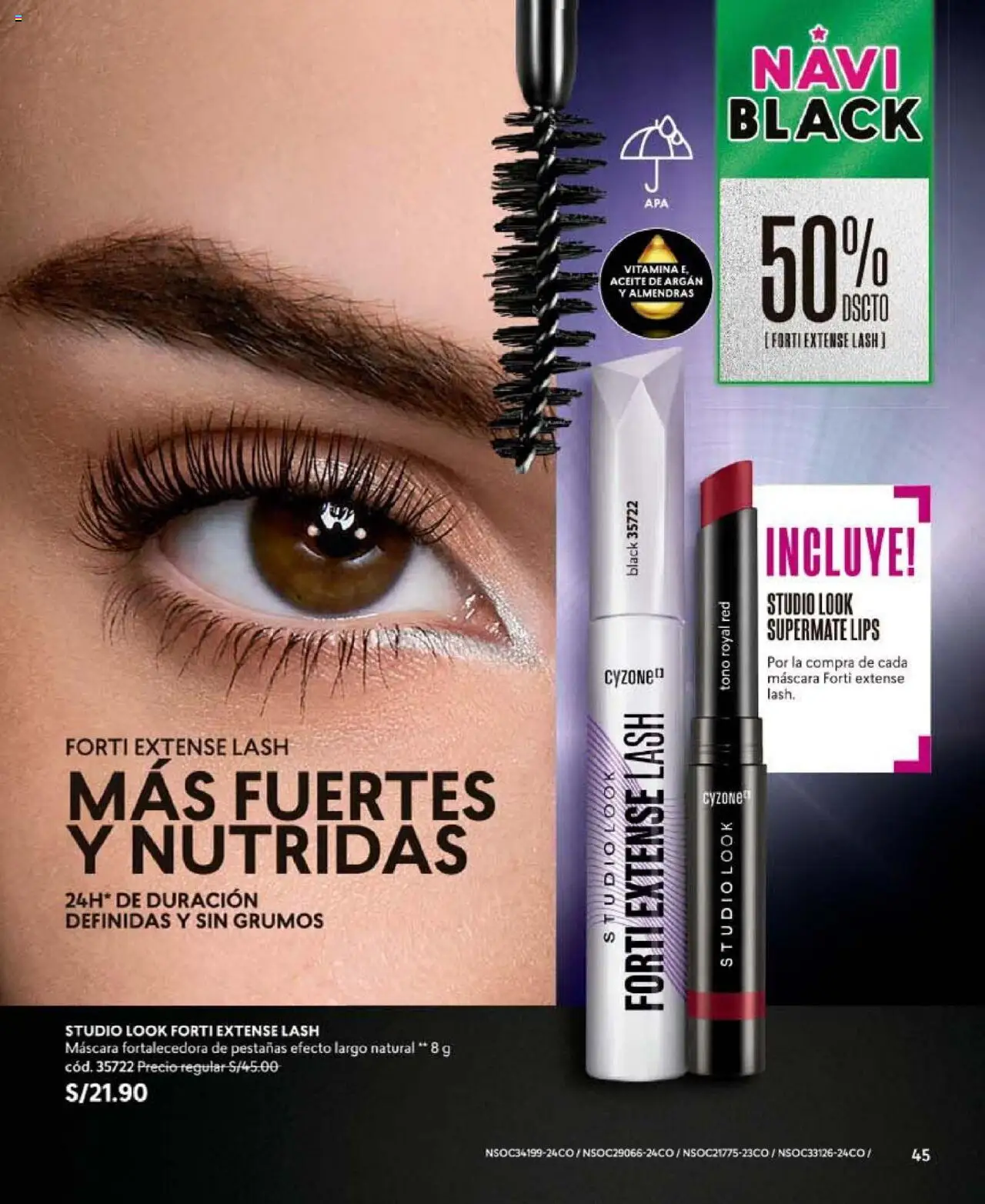 Catálogo CyZone válido desde 24.10.2025 | Página: 45 | Productos: Máscara, Aceite, Almendras