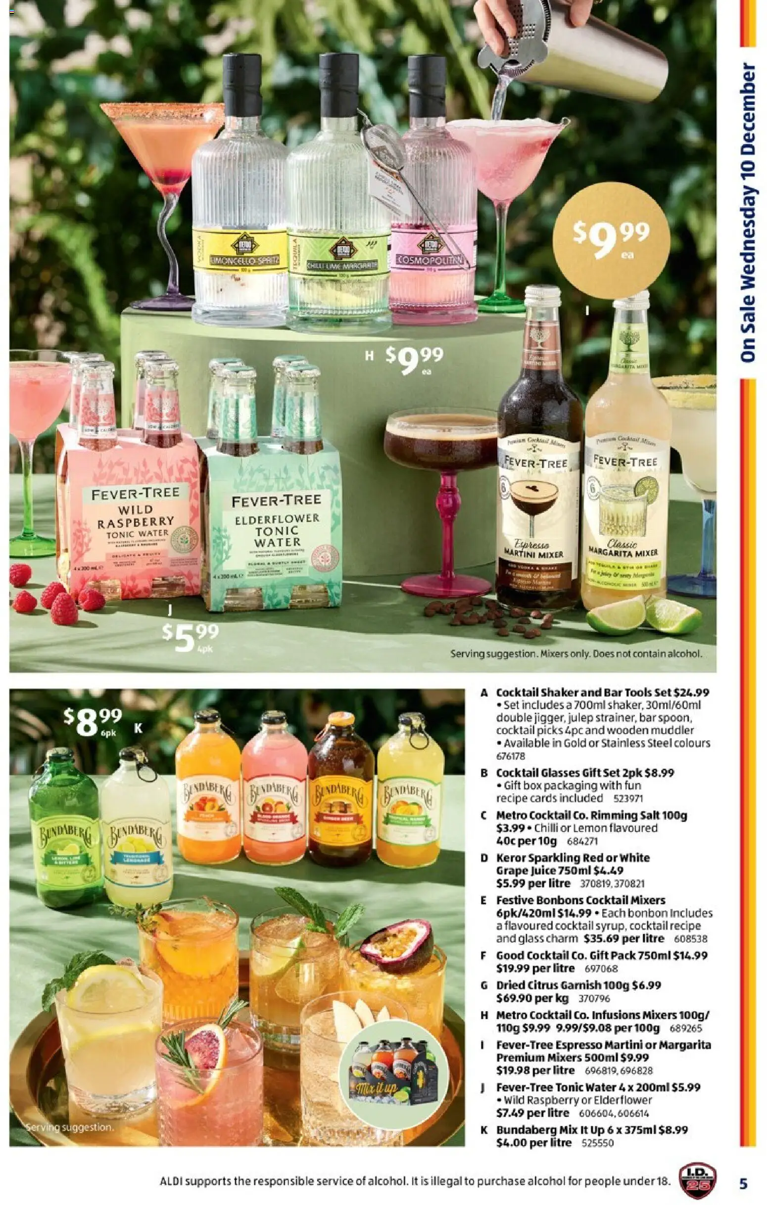 Aldi catalogue - valid from 10.12.2025 | Page: 5 | Products: Box, Juice, Salt, Raspberry