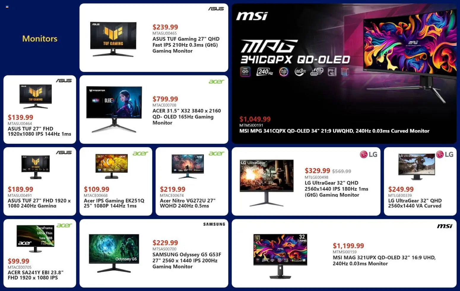 Canada Computers flyer valid from 20.02.2026 | Page: 4 | Products: Monitor