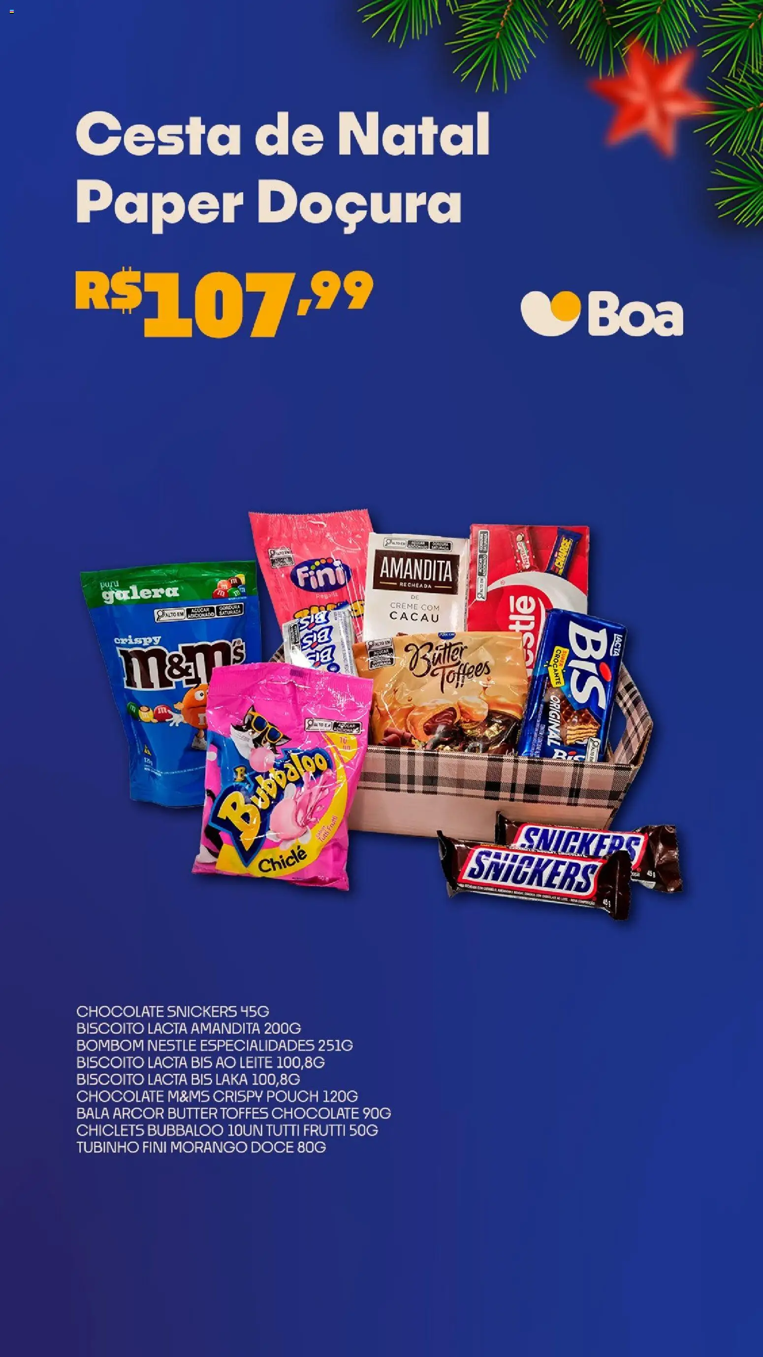 Boa Supermercados Folheto - válido de 09.12.2025 | Página: 8 | Produtos: Leite, Chocolate, Bombom, Bala