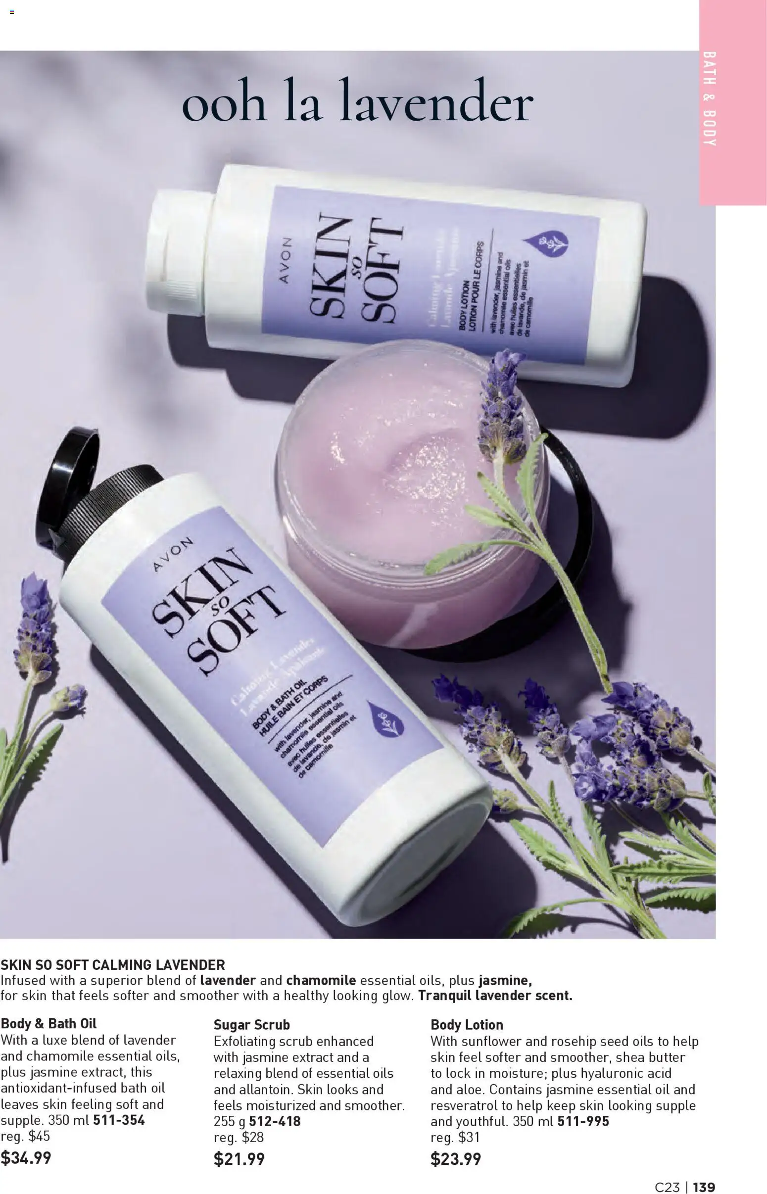 Avon flyer valid from 06.11.2025 | Page: 139 | Products: Body lotion, Bath, Butter, Oil
