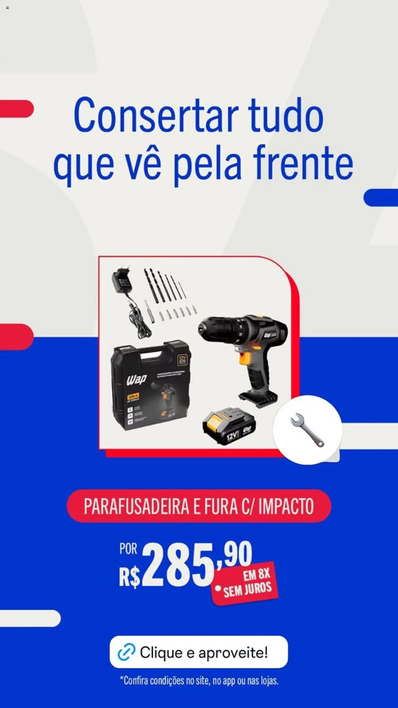 Casas Bahia Folheto - válido de 08.08.2025 | Página: 7 | Produtos: Parafusadeira