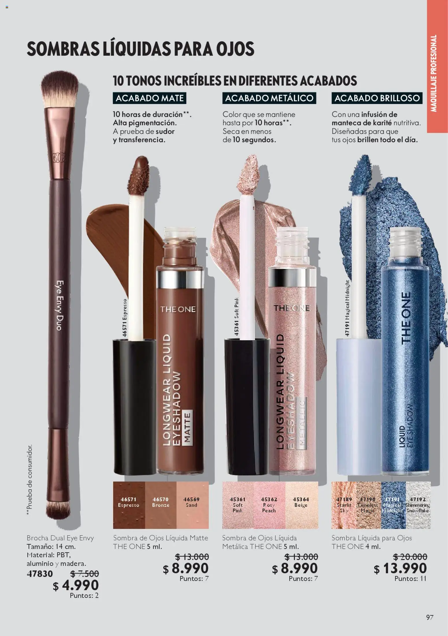 Oriflame catálogo │ válido desde el 07.03.2026 | Página: 105 | Productos: Maquillaje, Mate, Sombra, Manteca