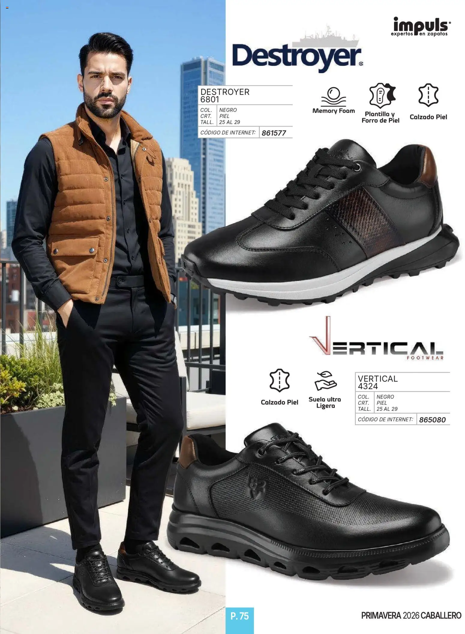 Nuevas ofertas de Impuls válidas en toda la República Mexicana desde el 01.01.2026. ¡Encuentra las mejores ofertas en Impuls catálogo Caballero! | Página: 77 | Productos: Zapatos