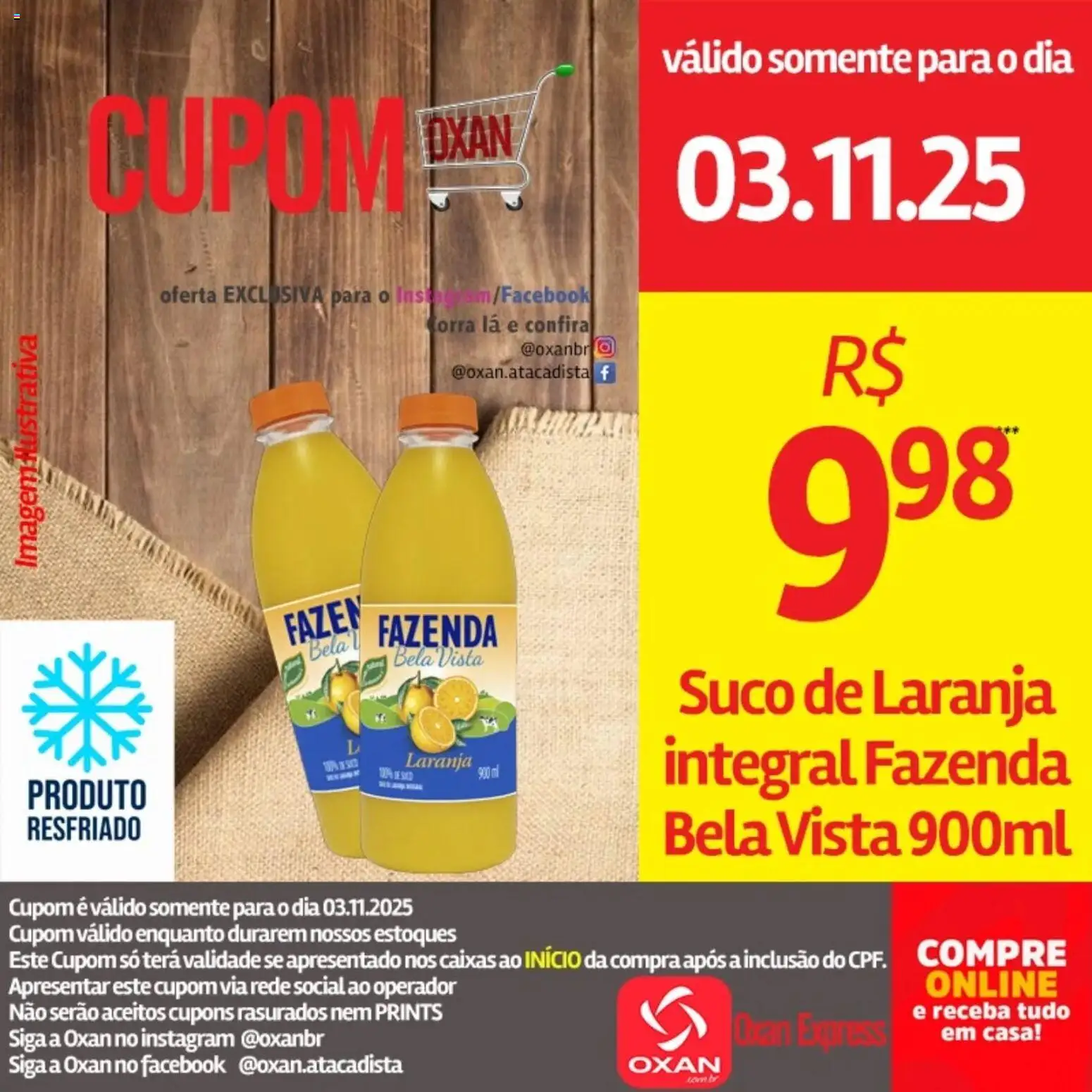 Oxan Atacadista Folheto - válido de 03.11.2025 | Página: 11 | Produtos: Suco