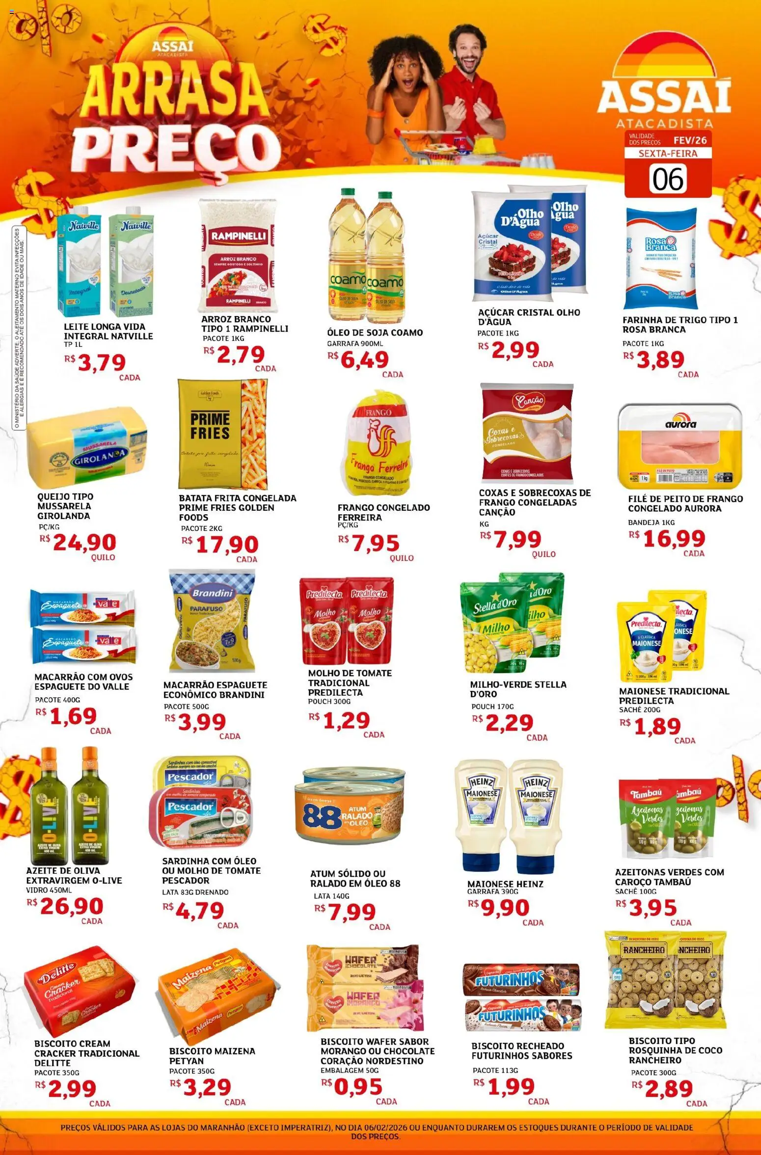 Assaí Atacadista Folheto - válido de 06.02.2026 | Página: 1
