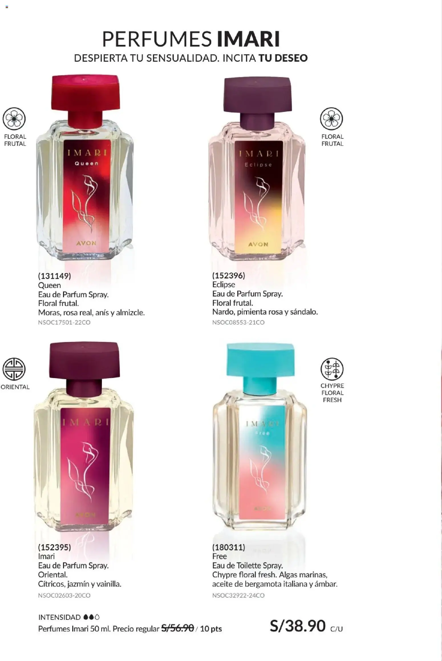 Catálogo Avon válido desde 01.02.2026 | Página: 89 | Productos: Aceite, EAU de Toilette