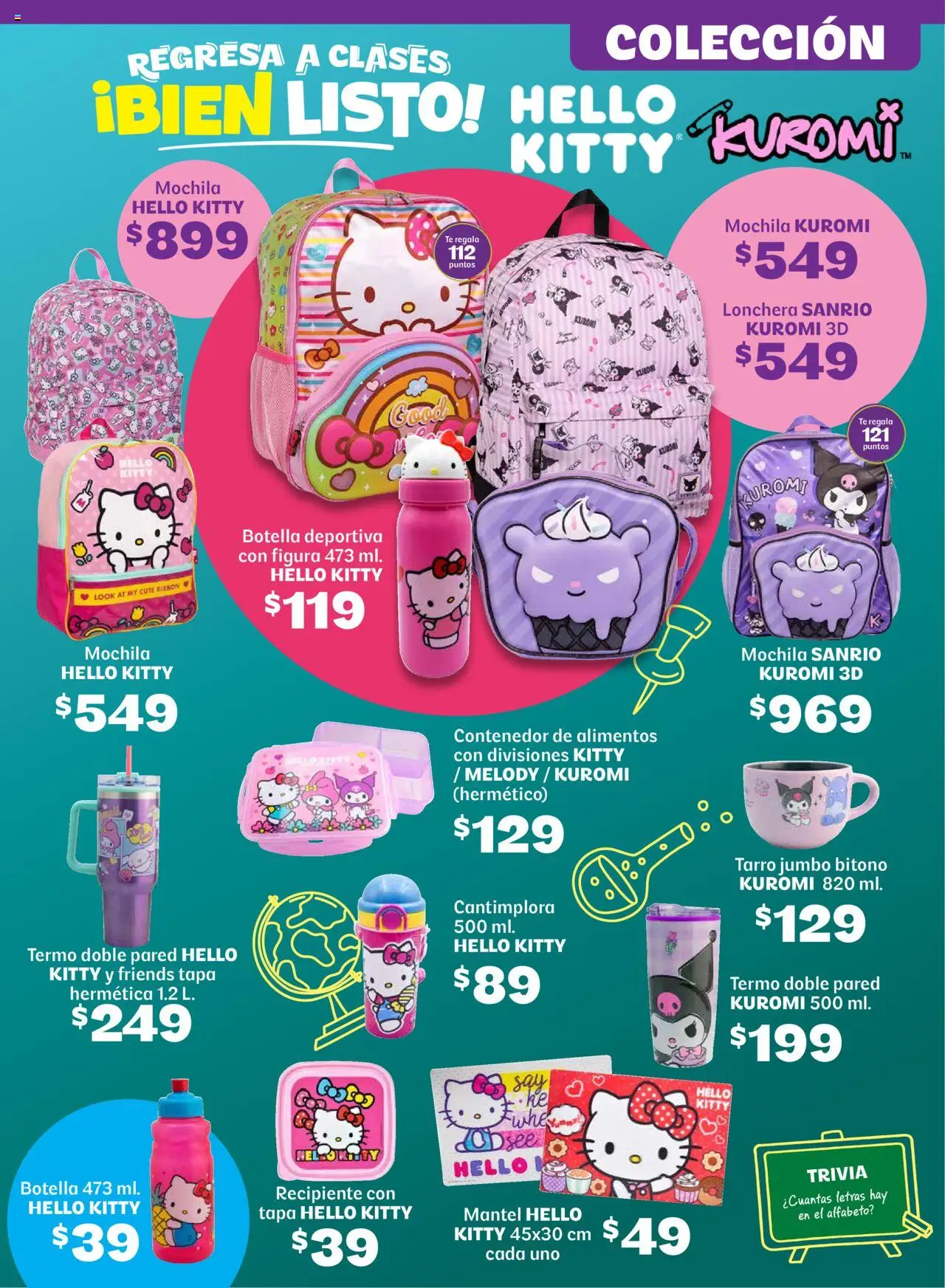 Nuevas ofertas de Soriana válidas en toda la República Mexicana desde el 14.08.2025. ¡Encuentra las mejores ofertas en Soriana - Regresa a clases bien listo Súper Nacional! | Página: 26 | Productos: Mantel, Botella, Té, Termo