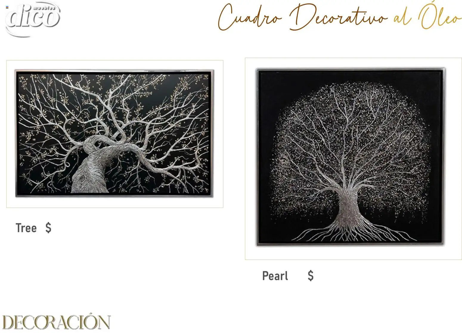 Nuevas ofertas de Muebles Dico válidas en toda la República Mexicana desde el 09.12.2025. ¡Encuentra las mejores ofertas en Muebles Dico catálogo Decoración! | Página: 12 | Productos: Cuadro