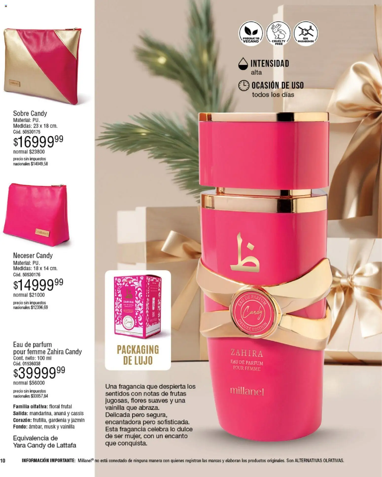 Millanel - Catálogo │ válido desde el 08.12.2025 | Página: 10 | Productos: Sobre, Fragancia, Ananá, Neceser