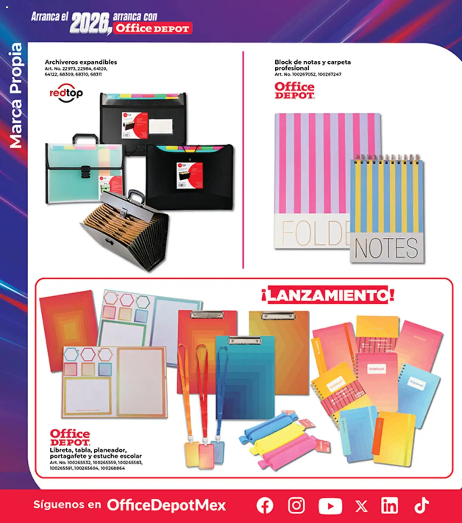 Nuevas ofertas de Office Depot válidas en toda la República Mexicana desde el 01.01.2026. ¡Encuentra las mejores ofertas en Office Depot catálogo! | Página: 7