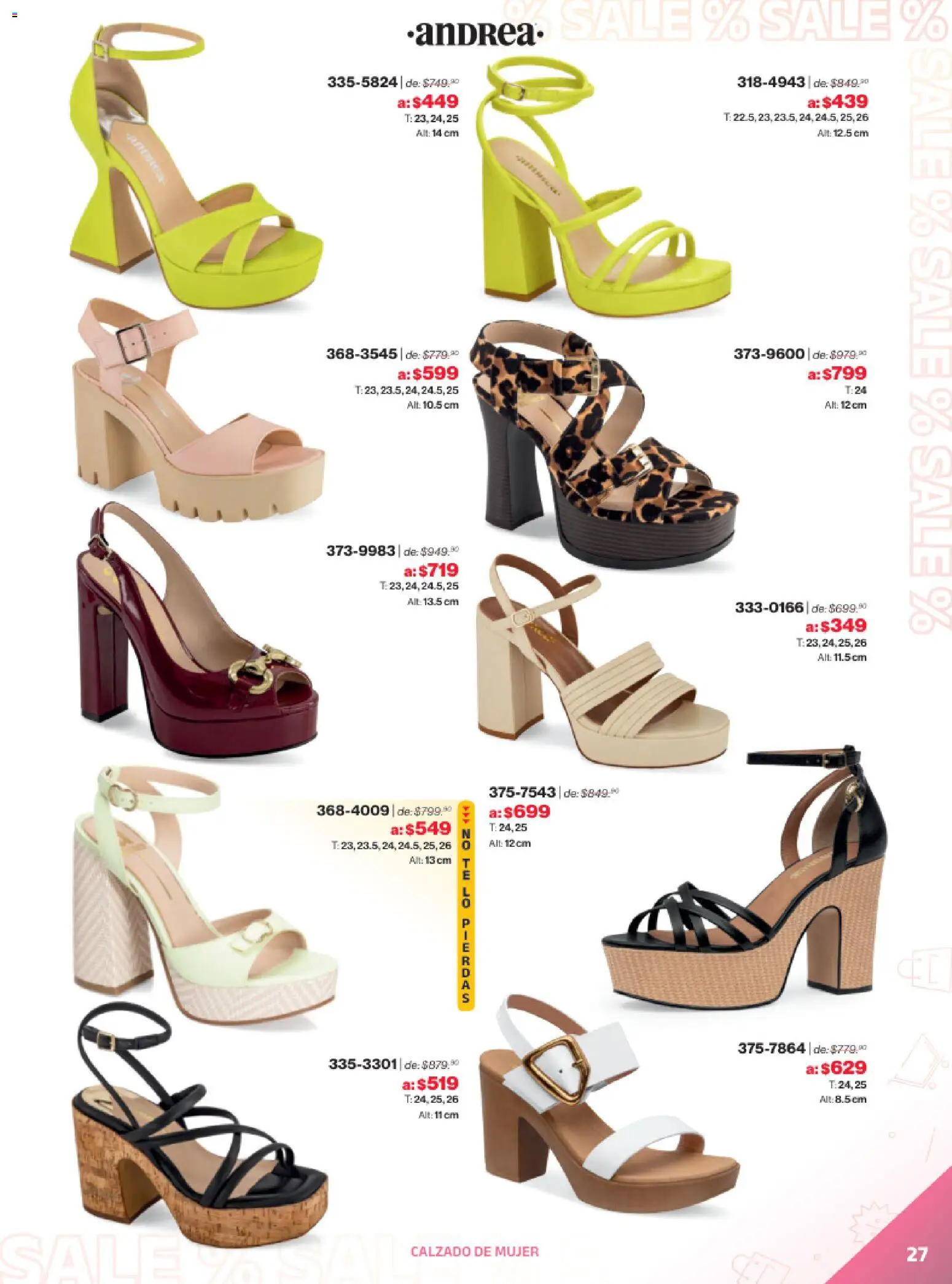 Nuevas ofertas de Andrea válidas en toda la República Mexicana desde el 21.12.2025. ¡Encuentra las mejores ofertas en Andrea catálogo Outlet! | Página: 27