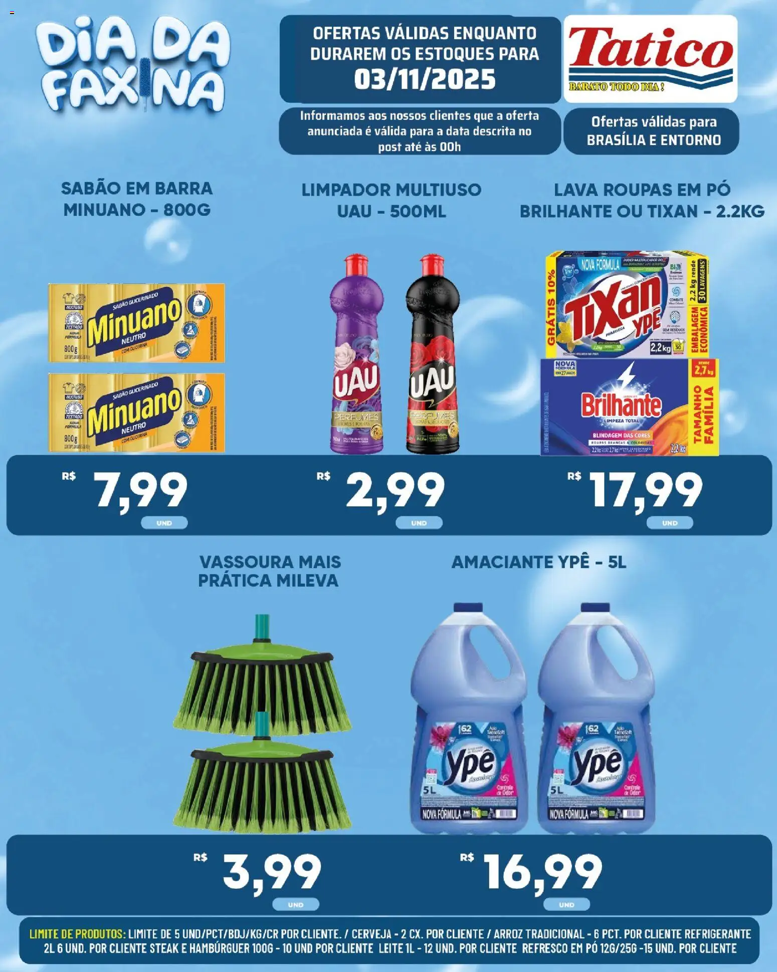 Tatico Folheto - válido de 03.11.2025 | Página: 17 | Produtos: Refresco, Arroz, Hambúrguer, Refrigerante