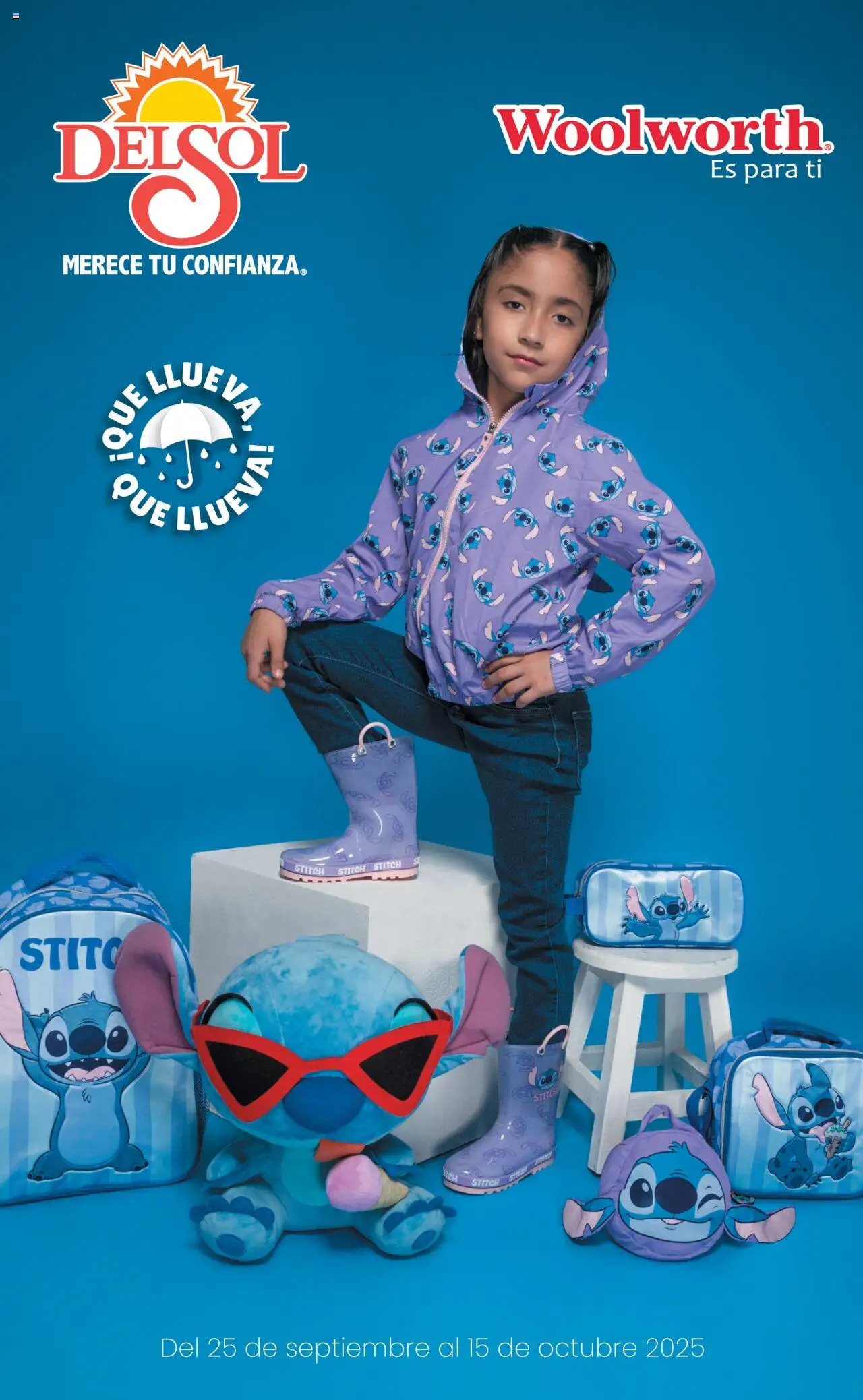 Nuevas ofertas de Del Sol y Woolworth válidas en toda la República Mexicana desde el 25.09.2025. ¡Encuentra las mejores ofertas en Del Sol y Woolworth - Catálogo Rompevientos Disney! | Página: 1